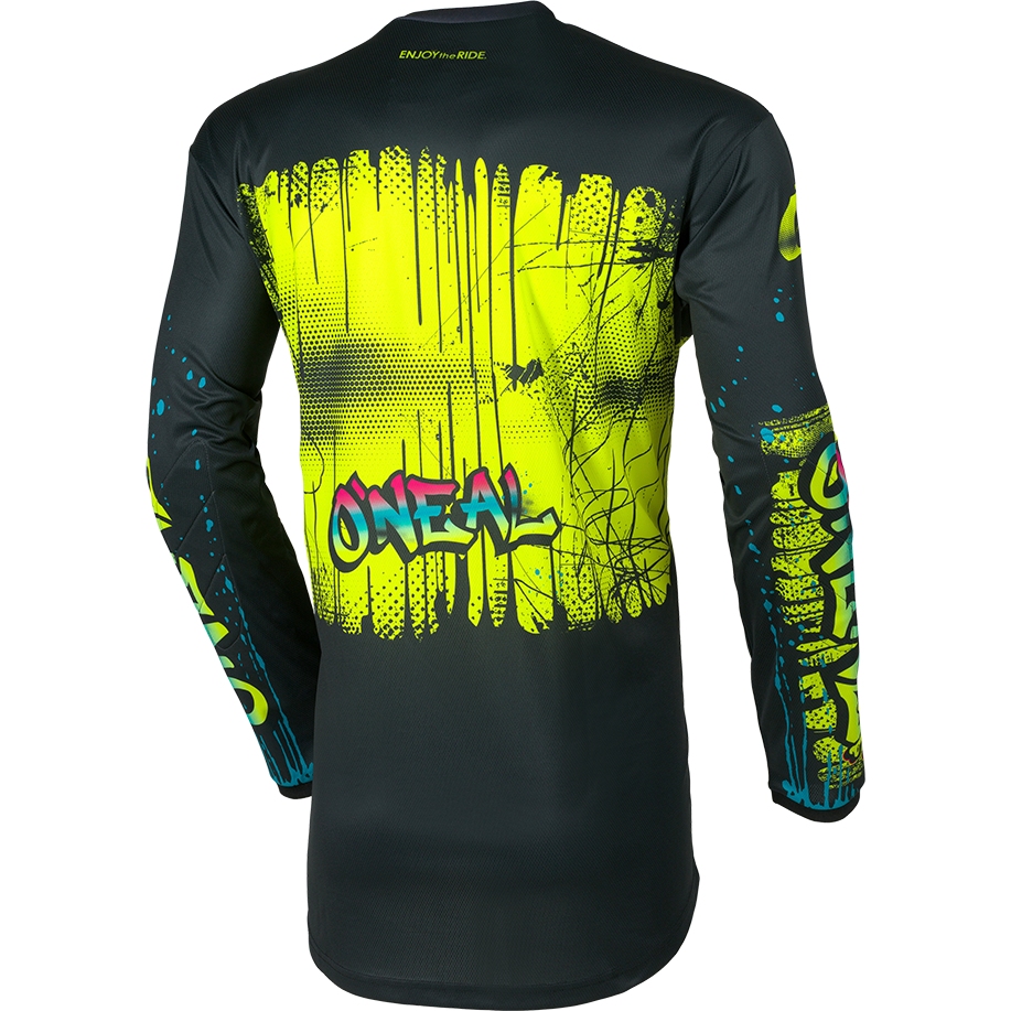 O'Neal Element Longsleeve Jersey Youth - RANCID V.26 black/neon