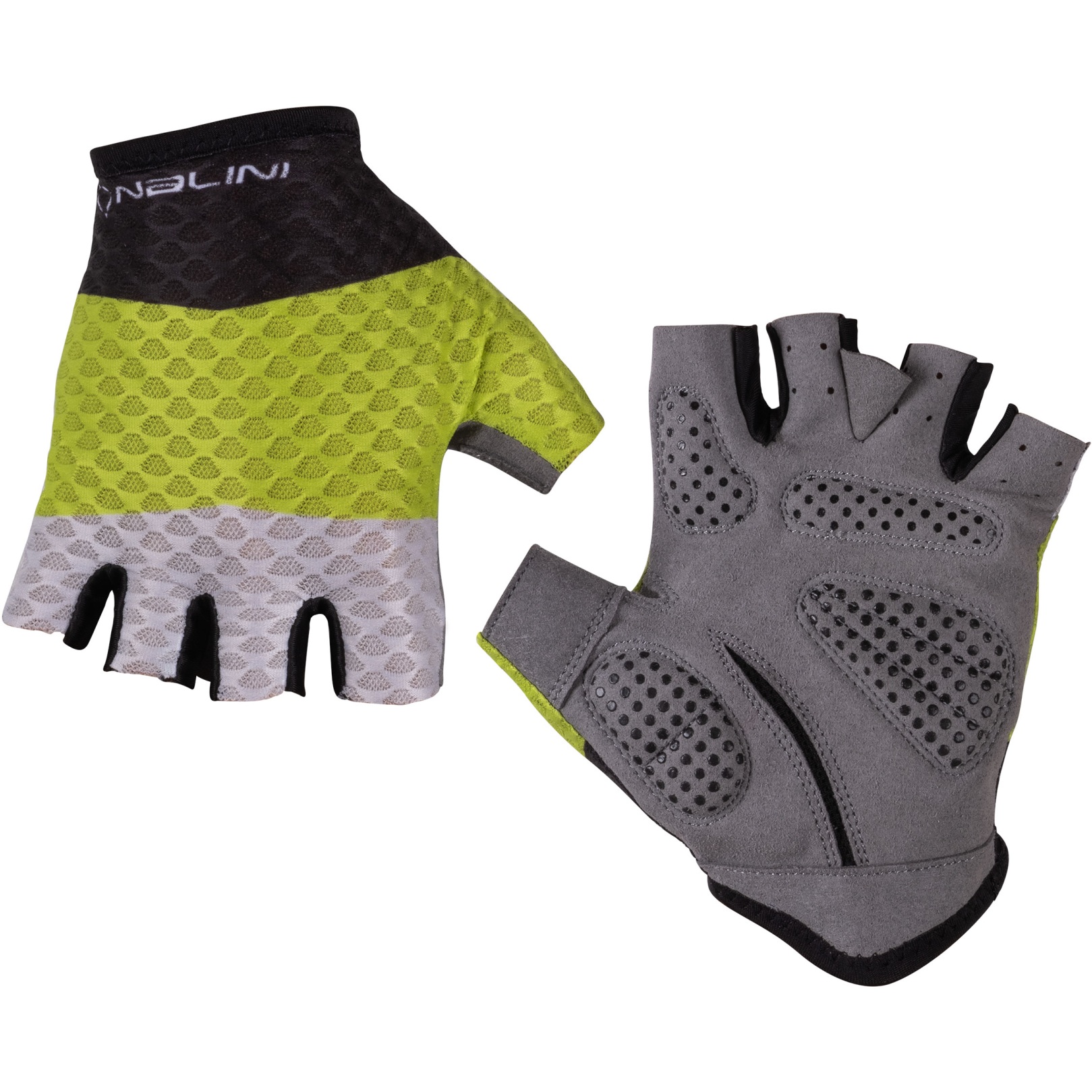 Photo produit de Nalini Gants Vélo - New Summer - evolution green/black 4000