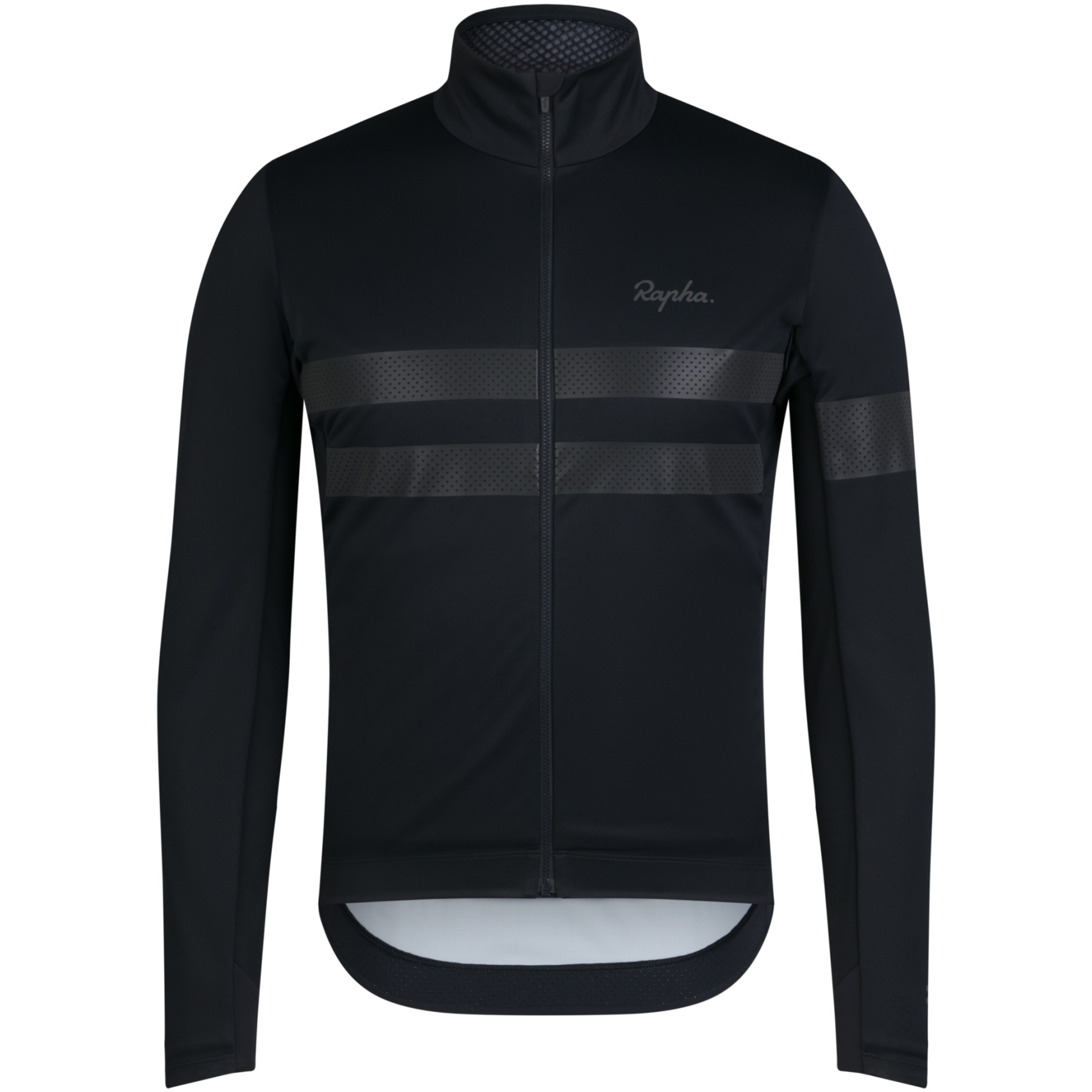 Rapha Brevet Windstopper Langarmtrikot Herren - schwarz/schwarz | BIKE24