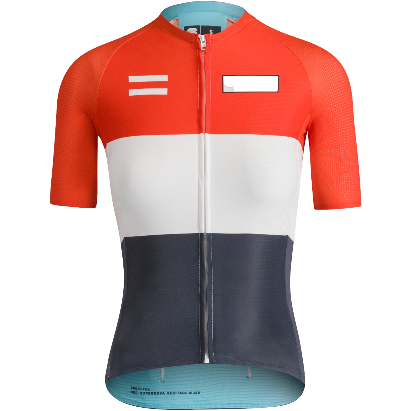 Picture of Sportful Supernova Heritage Jersey Women - 456 Heritage Blue White Red Cyano