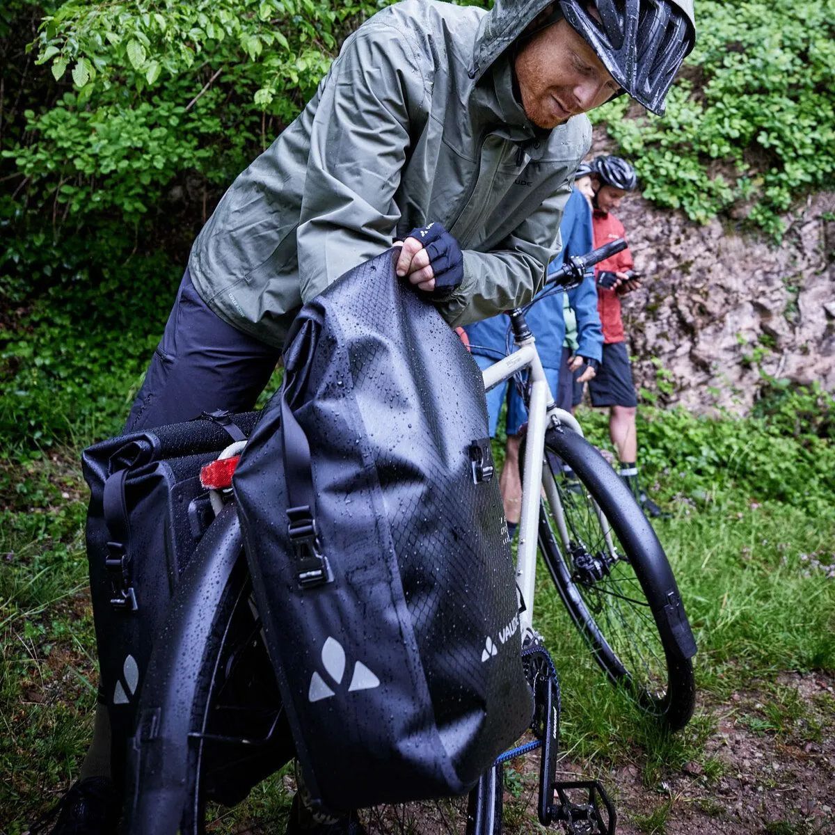 Vaude Aqua Back Single Bike Pannier (rec) - 24L - nordic