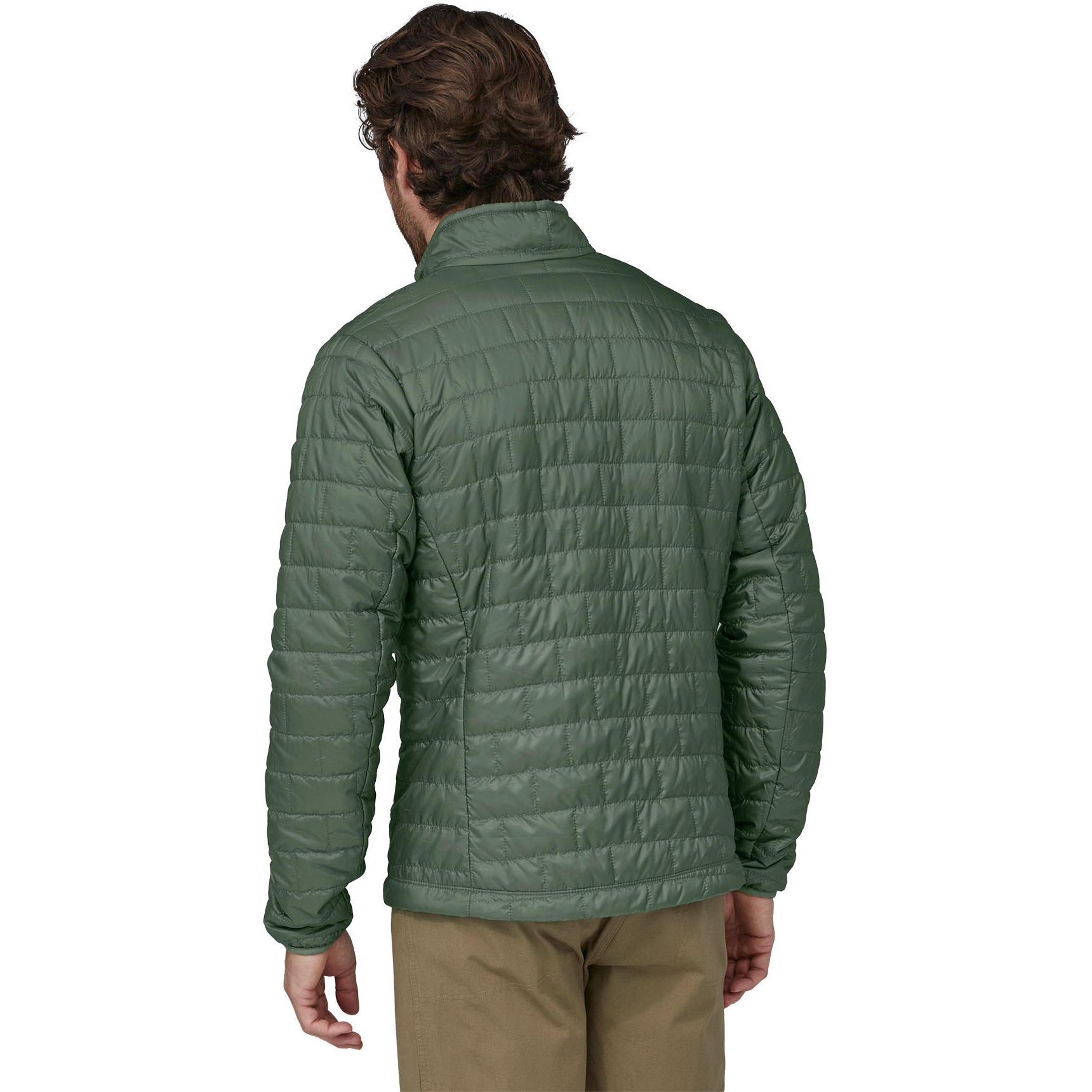 patagonia nano puff jacket hemlock green