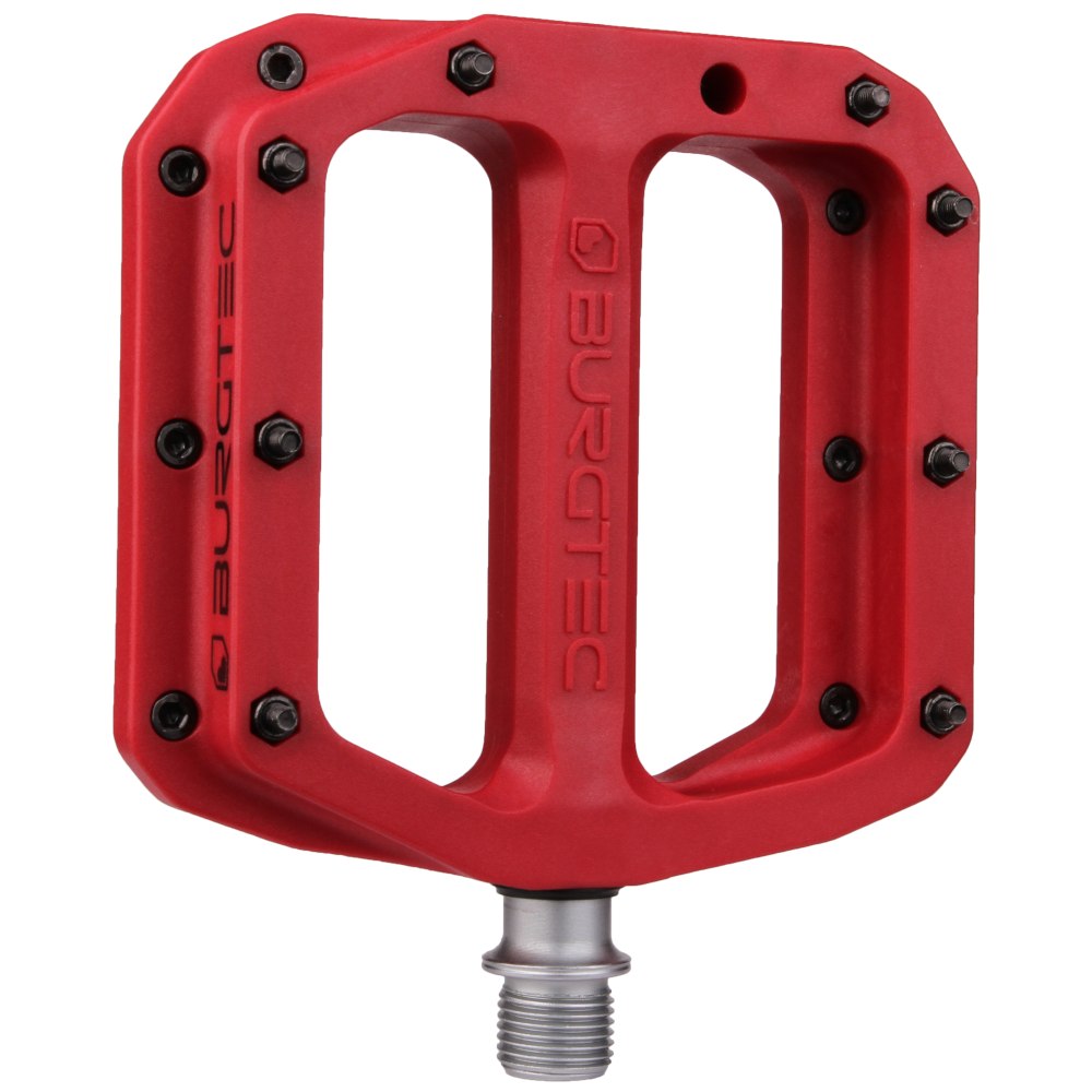 Picture of Burgtec Composite MK4 Flat Pedals - race red