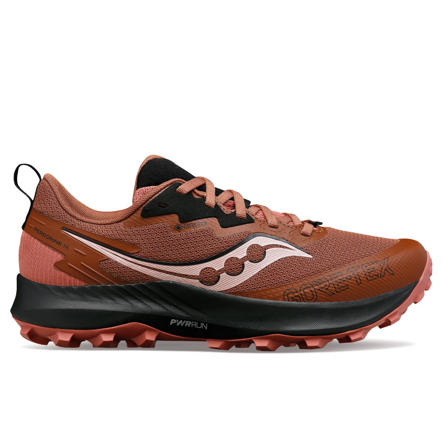 Produktbild von Saucony Peregrine 14 GTX Laufschuhe Damen - clove/black