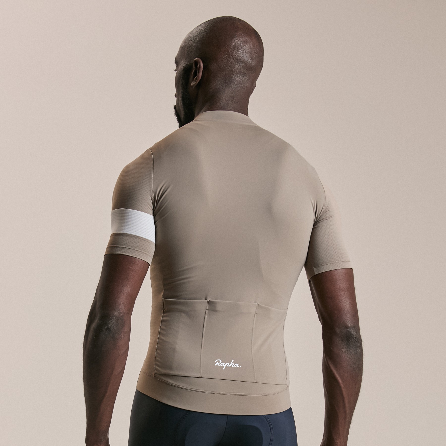 Rapha Core Lightweight Short Sleeve Jersey Men - dark tan/white