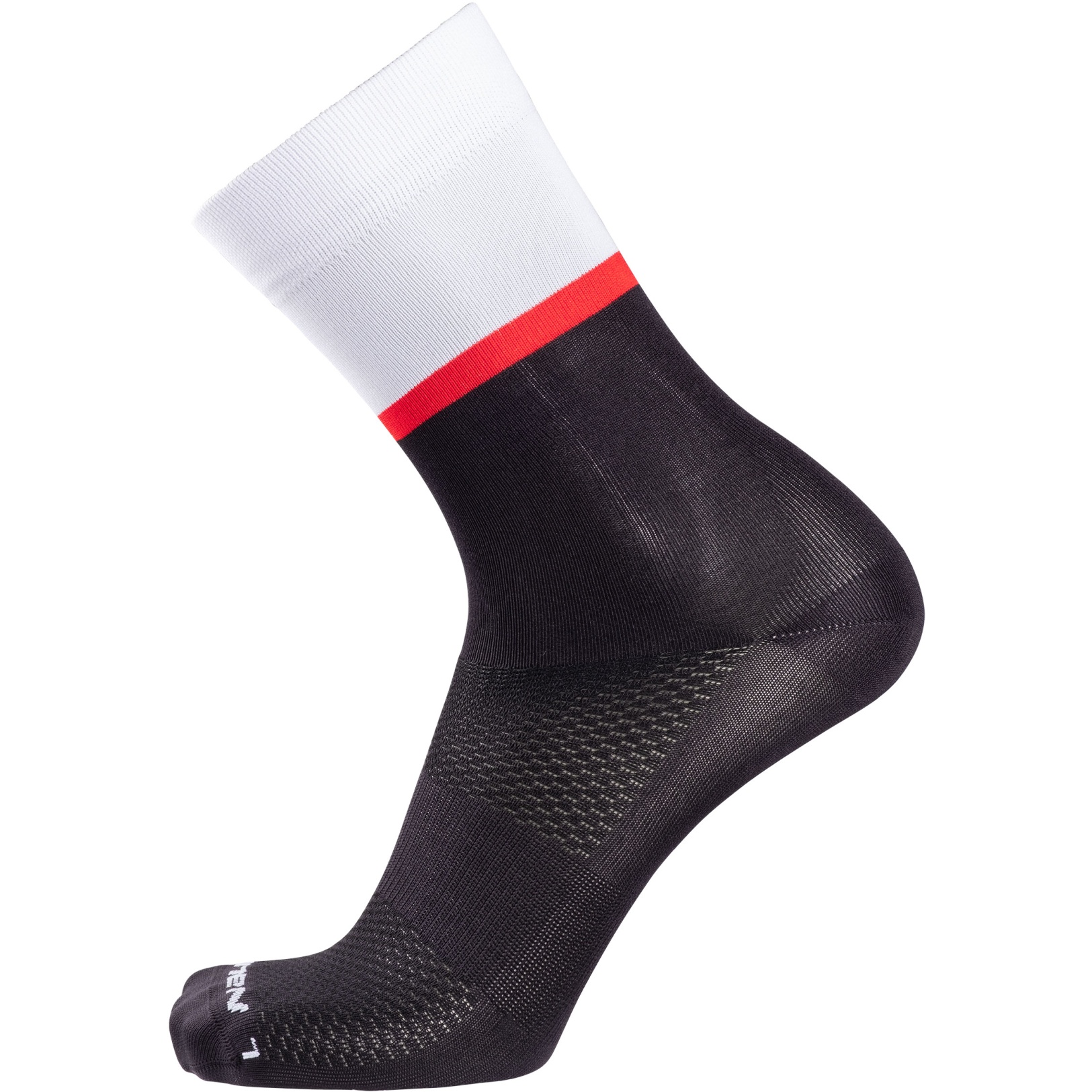 Picture of Nalini Solid Cycling Socks H.24 - black/white 4020