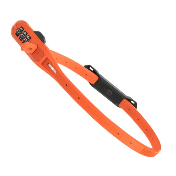 Produktbild von Hiplok Z-Lok Combo V2 45 cm Kabelschloss mit Zahlenschloss - orange