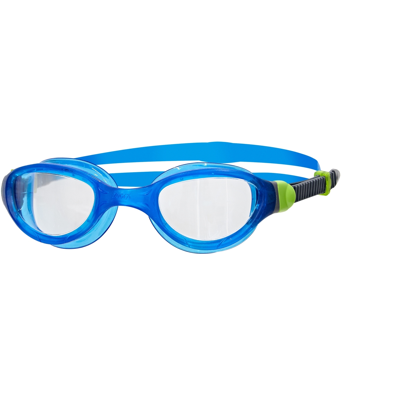 Picture of Zoggs Phantom 2.0 Swimming Goggles - translucent blue/green/clear