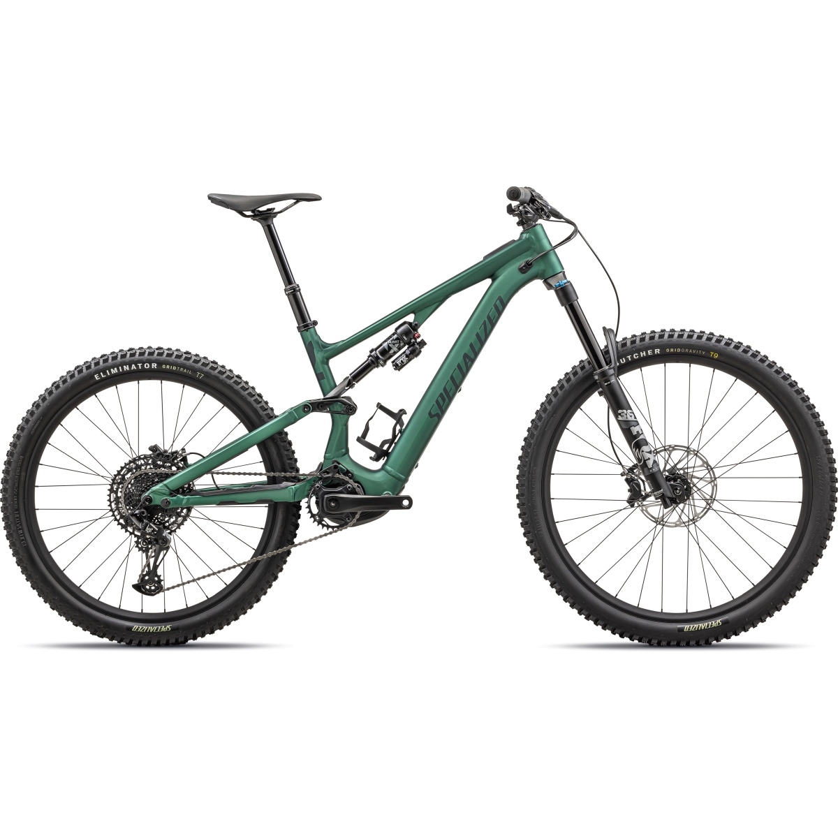 Productfoto van Specialized TURBO LEVO COMP SL ALLOY - E-MTB - 2024 - satin pine green / forest green