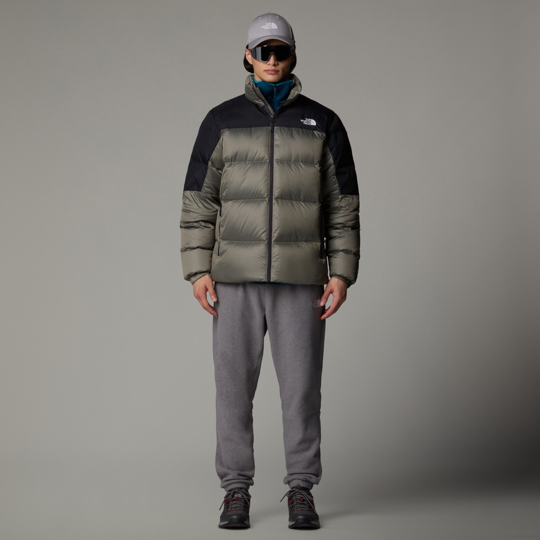 The North Face Diablo 2.0 Daunenjacke Herren Clay Grey Black Heather BIKE24