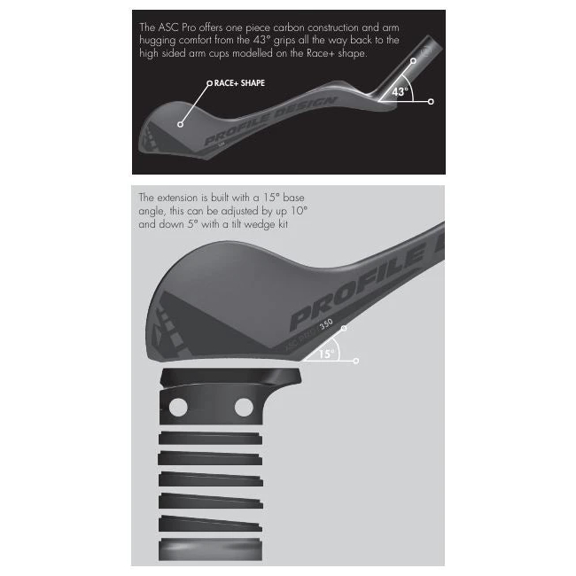 Profile Design Extensions - ASC Pro | Carbon - 325mm | BIKE24