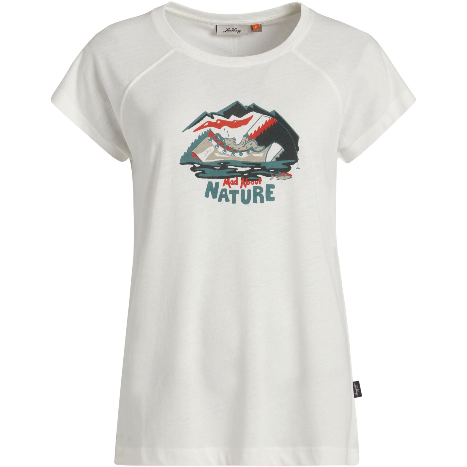 Productfoto van Lundhags Tived Fishing Dames T-Shirt - Wit 100