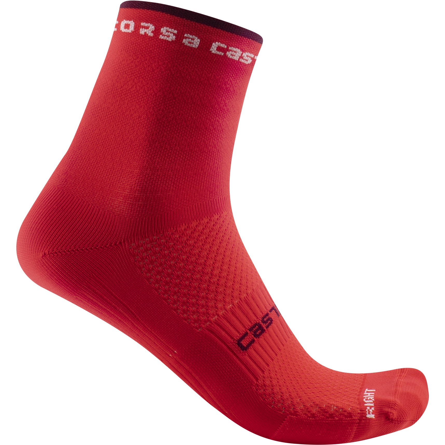 Picture of Castelli Rosso Corsa W 11 Socks Women - hibiscus 081