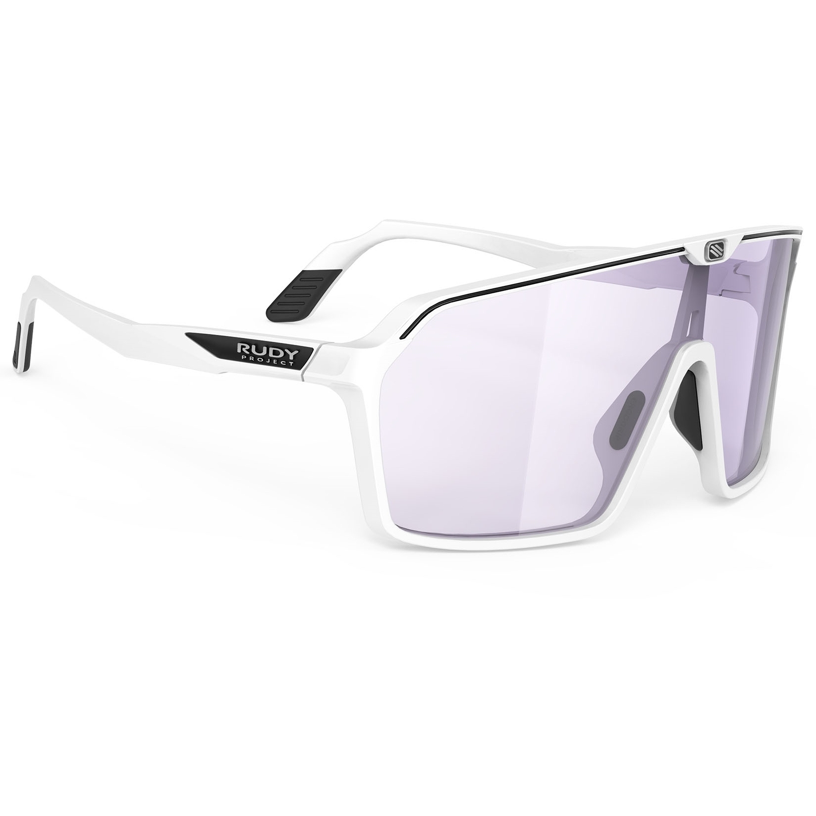 Zdjęcie: Rudy Project Spinshield Glasses - Photochromic Lens - White Matte/ImpactX 2 Laser Purple