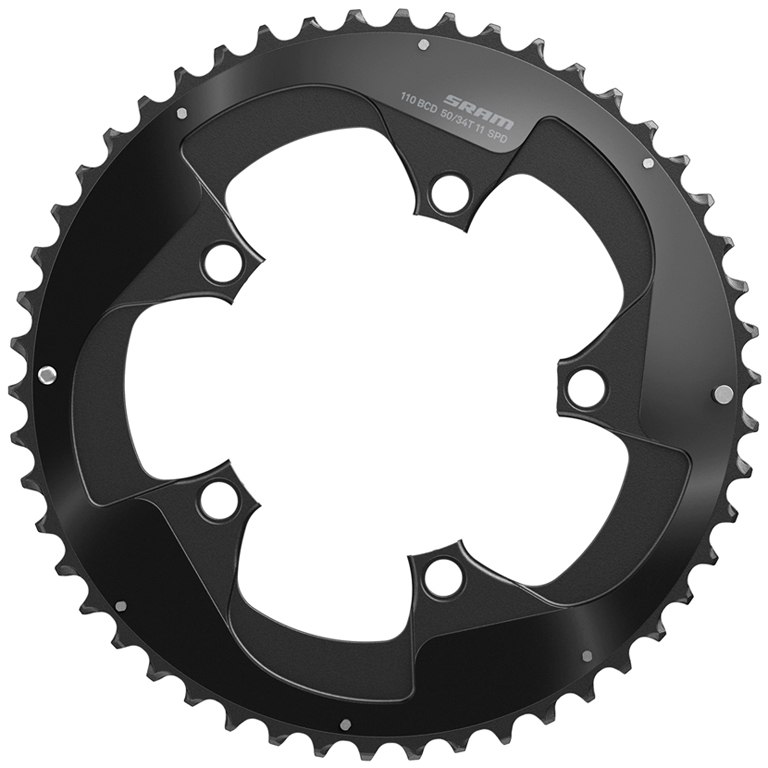 Picture of SRAM RED Chainring 2-Pin 130mm - 53 Teeth - black