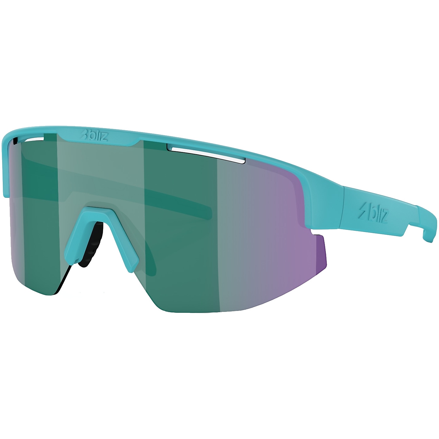 Picture of Bliz Matrix Small Glasses - Turquoise / Green with Blue/Green Revo