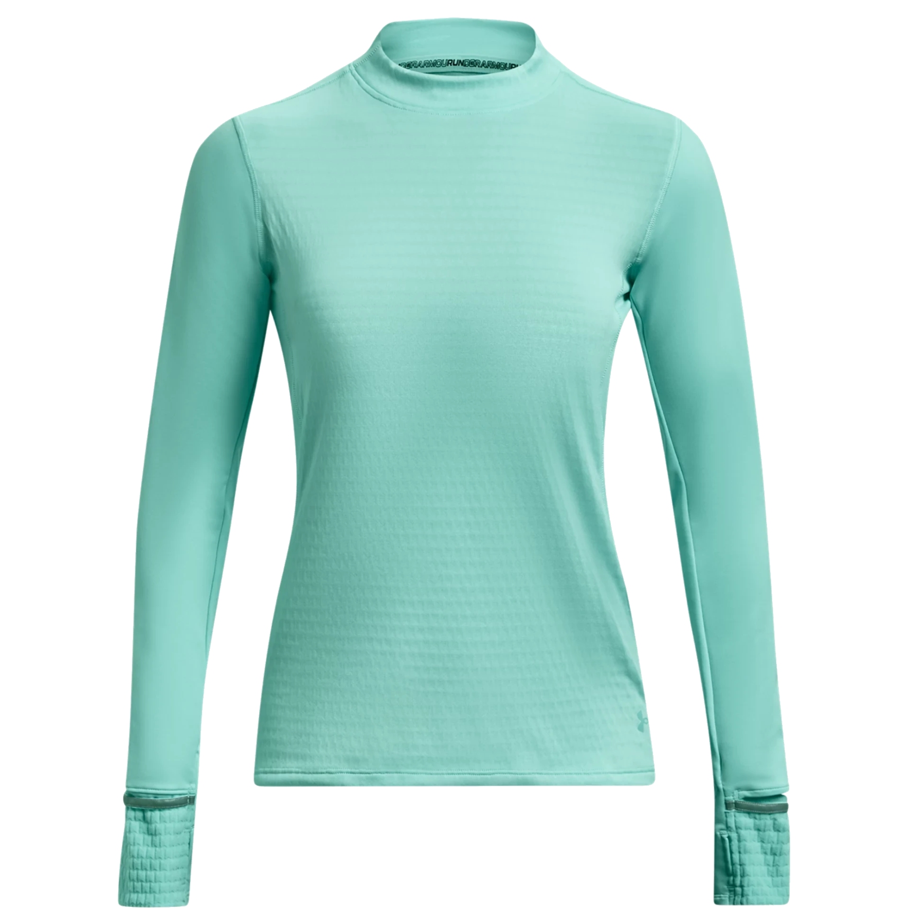Under Armour UA Qualifier Cold Long Sleeve Shirt Women - Neo  Turquoise/Reflective