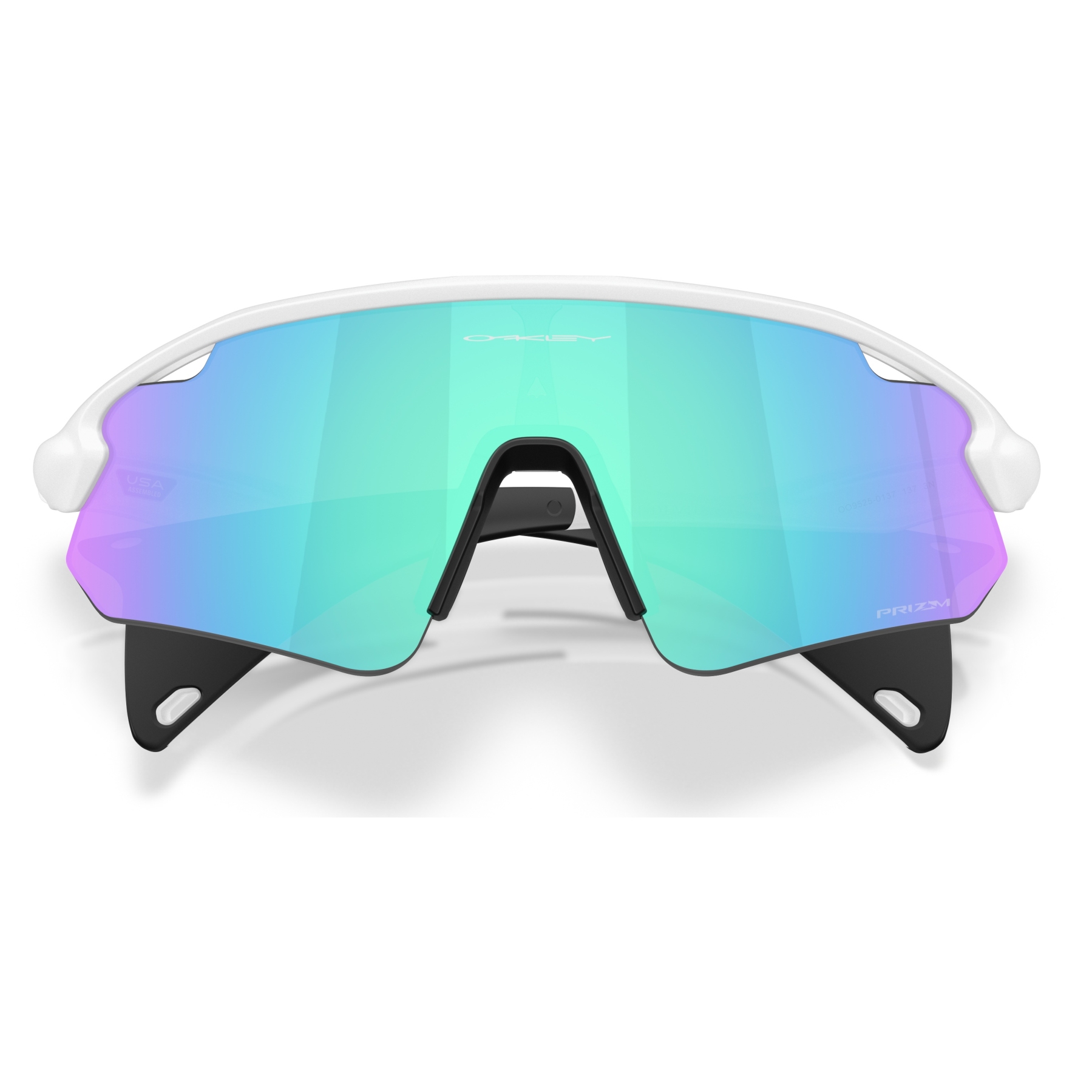 Oakley Stunt Devil A Glasses - Matte White/Prizm Sapphire - OO9525