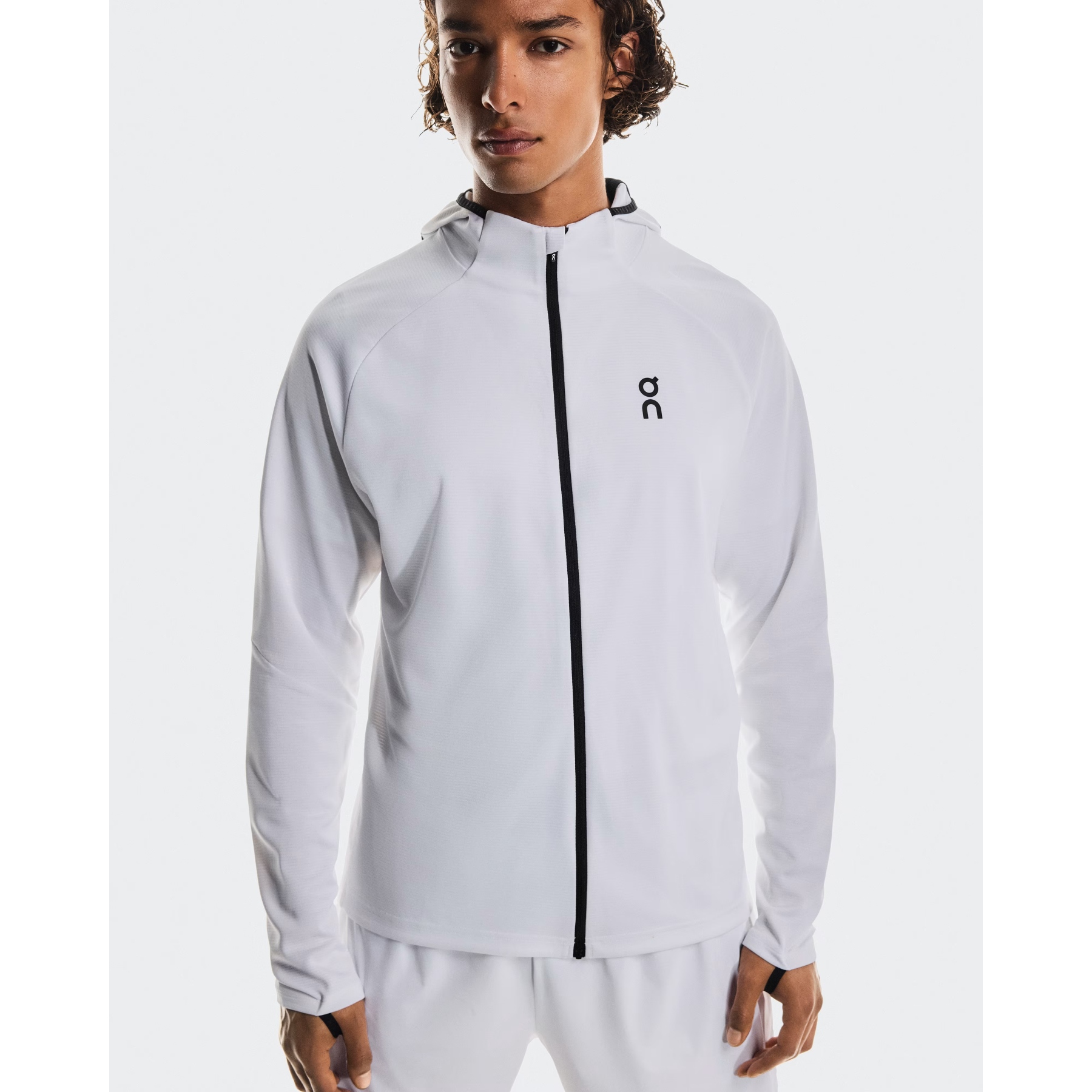 On Climate Zip Hoodie Men - White | BIKE24