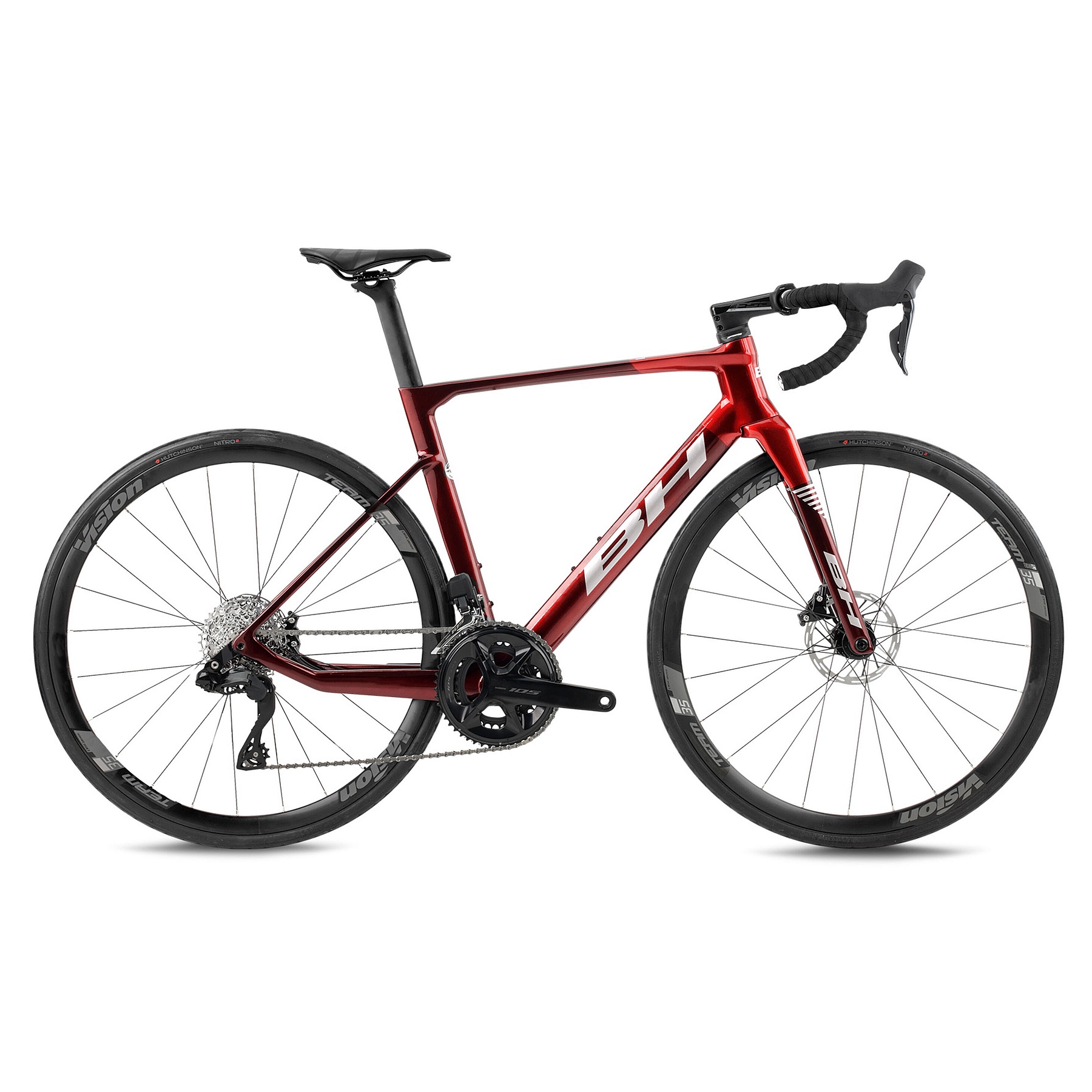 BH Bikes Vélo Route Carbone - RS1 4.0 - 2025 - red / copper / red - BIKE24