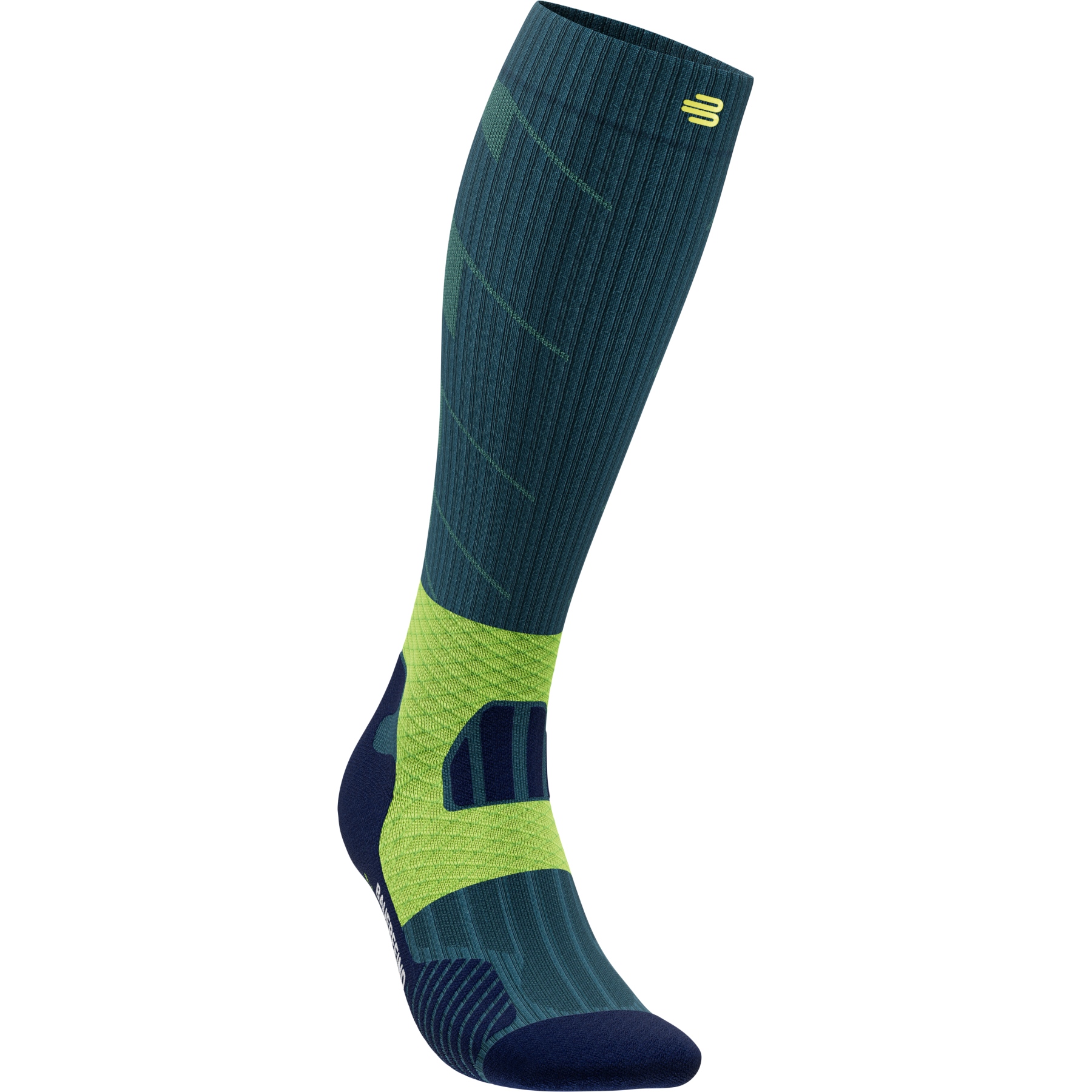 Produktbild von Bauerfeind Trail Run Kompressionssocken Damen - midnight teal - M (34-40 cm)
