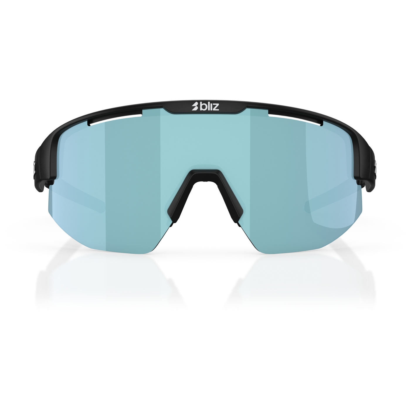 Bliz Matrix Glasses - Matt Black - Smoke Ice Blue Multi | BIKE24