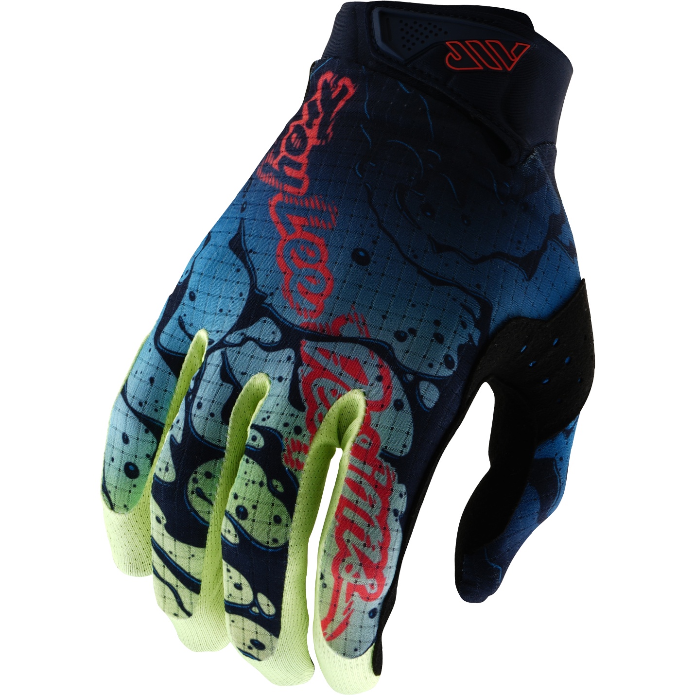 Produktbild von Troy Lee Designs Air Handschuhe Kinder - Drip Glo Yellow/Dark Navy