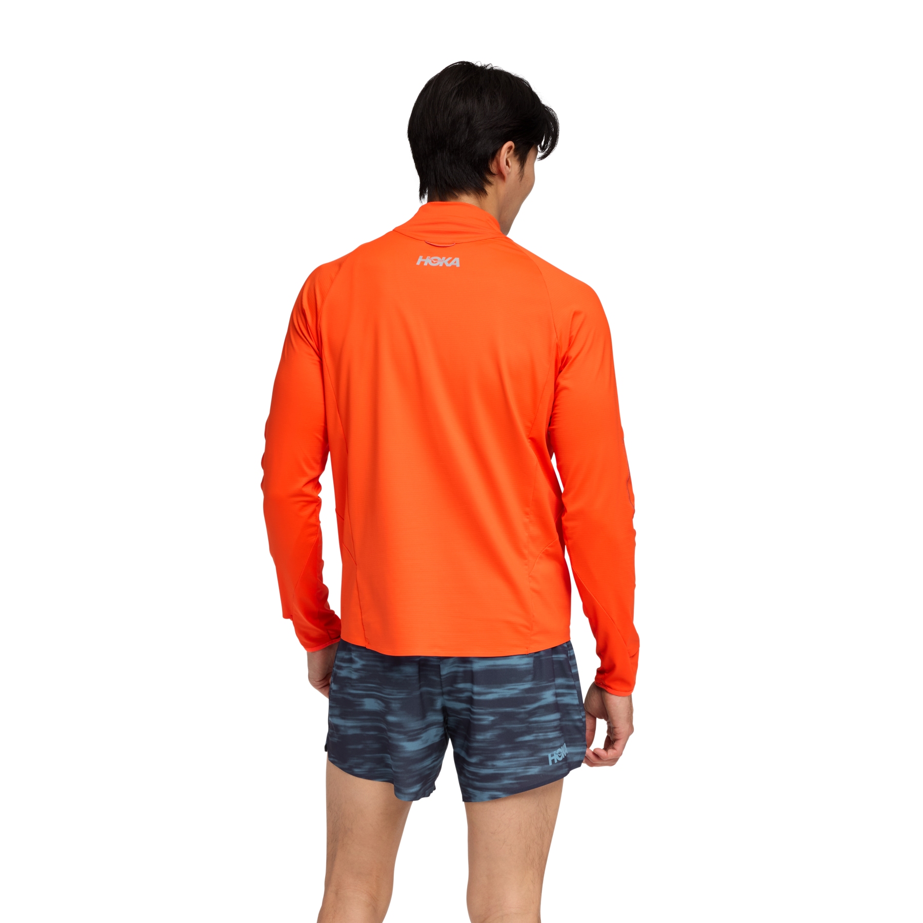 Hoka GlideTech Quarter Zip Shirt Men - lava | BIKE24
