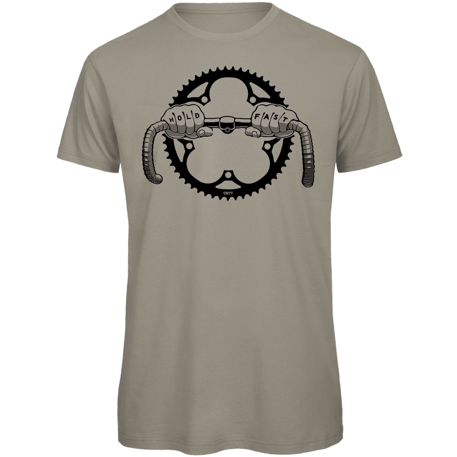 Picture of RTTshirts Hold Fast Bike T-Shirt Men - light grey