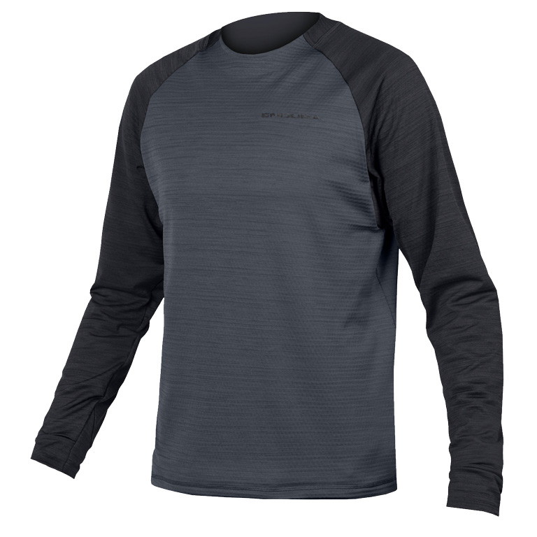 Productfoto van Endura SingleTrack Fleece Fietsshirt - black