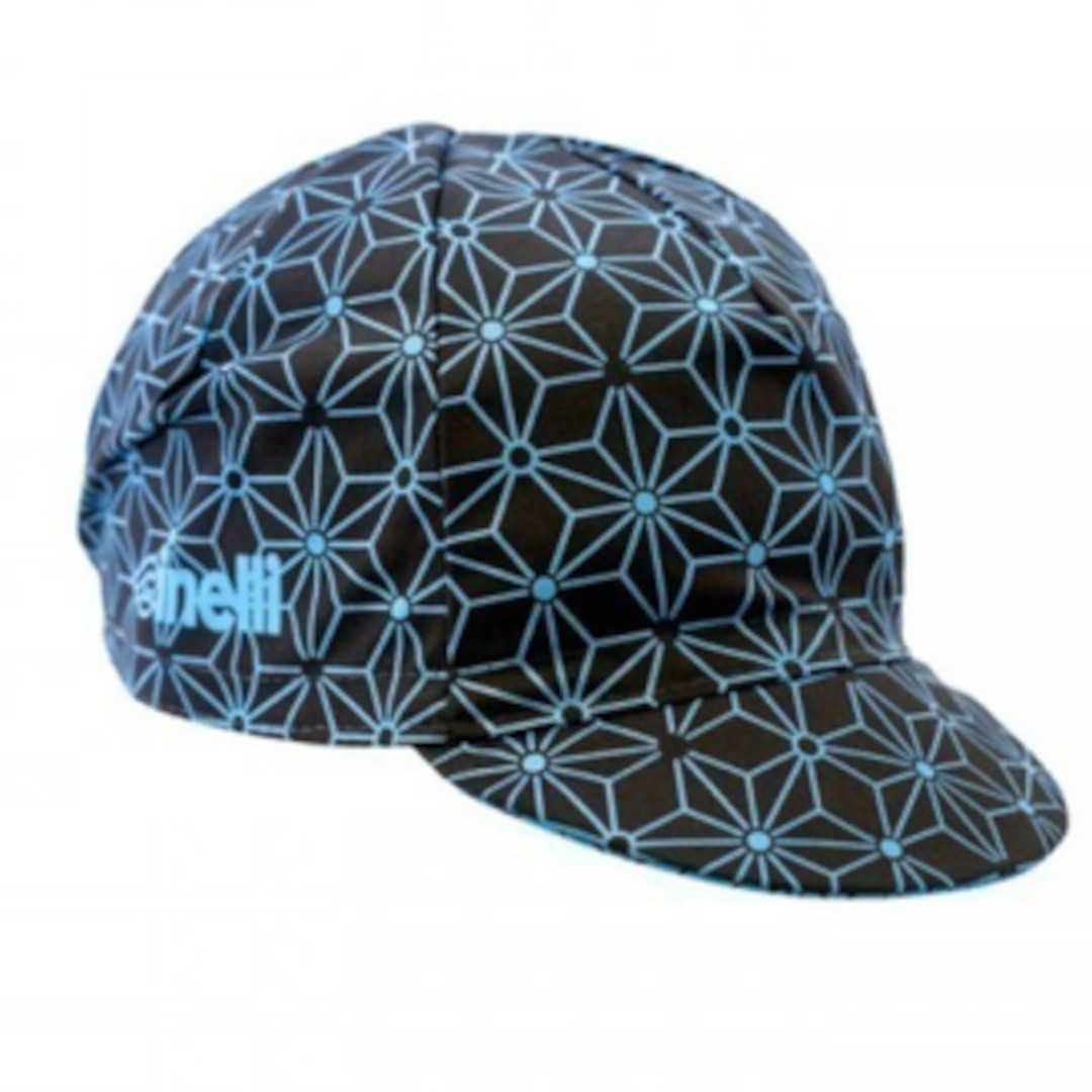 Image of Cinelli Blue Ice - Cycling Cap - black/blue