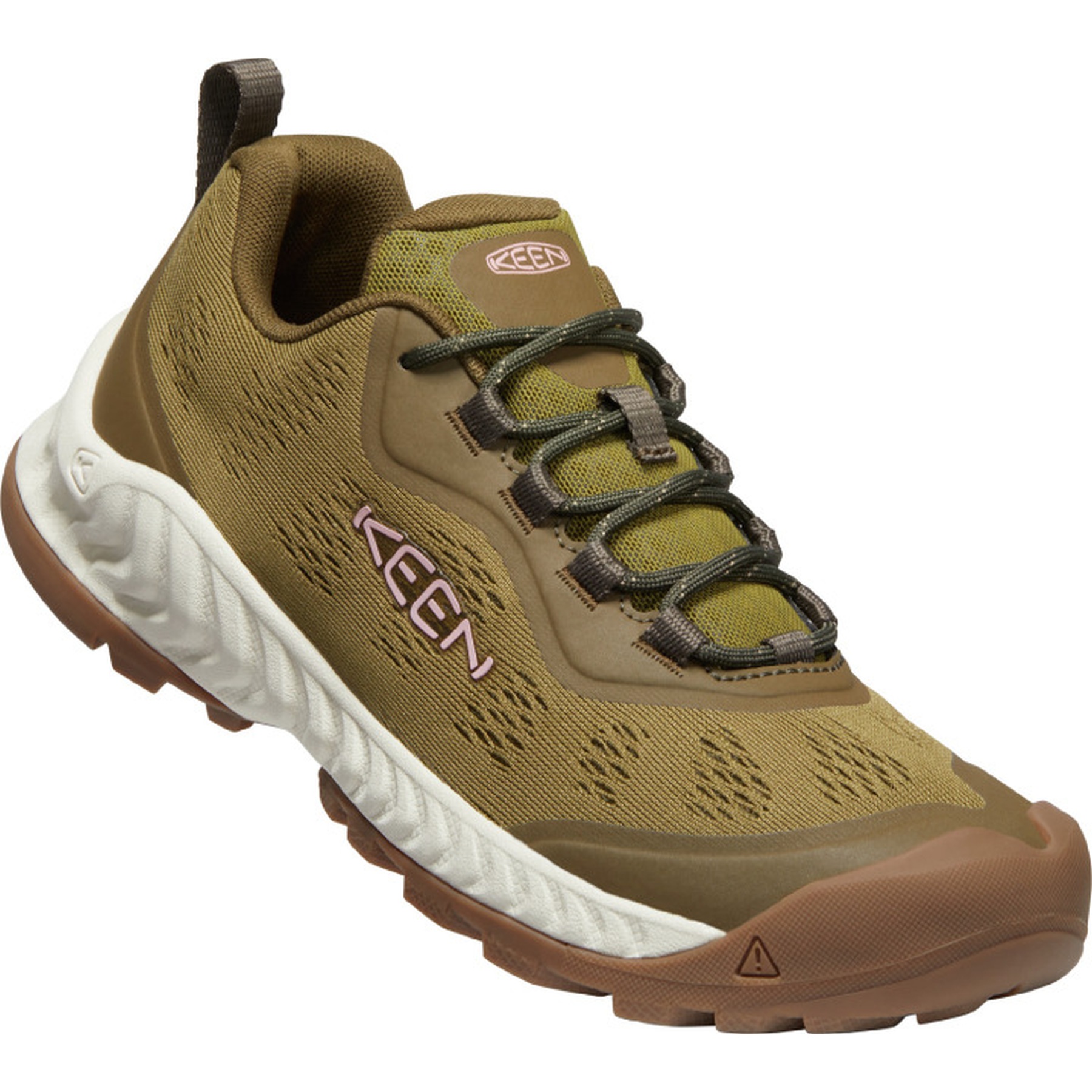 Picture of KEEN NXIS Speed Hiking Shoes Women - Olive Drab / Pink Icing