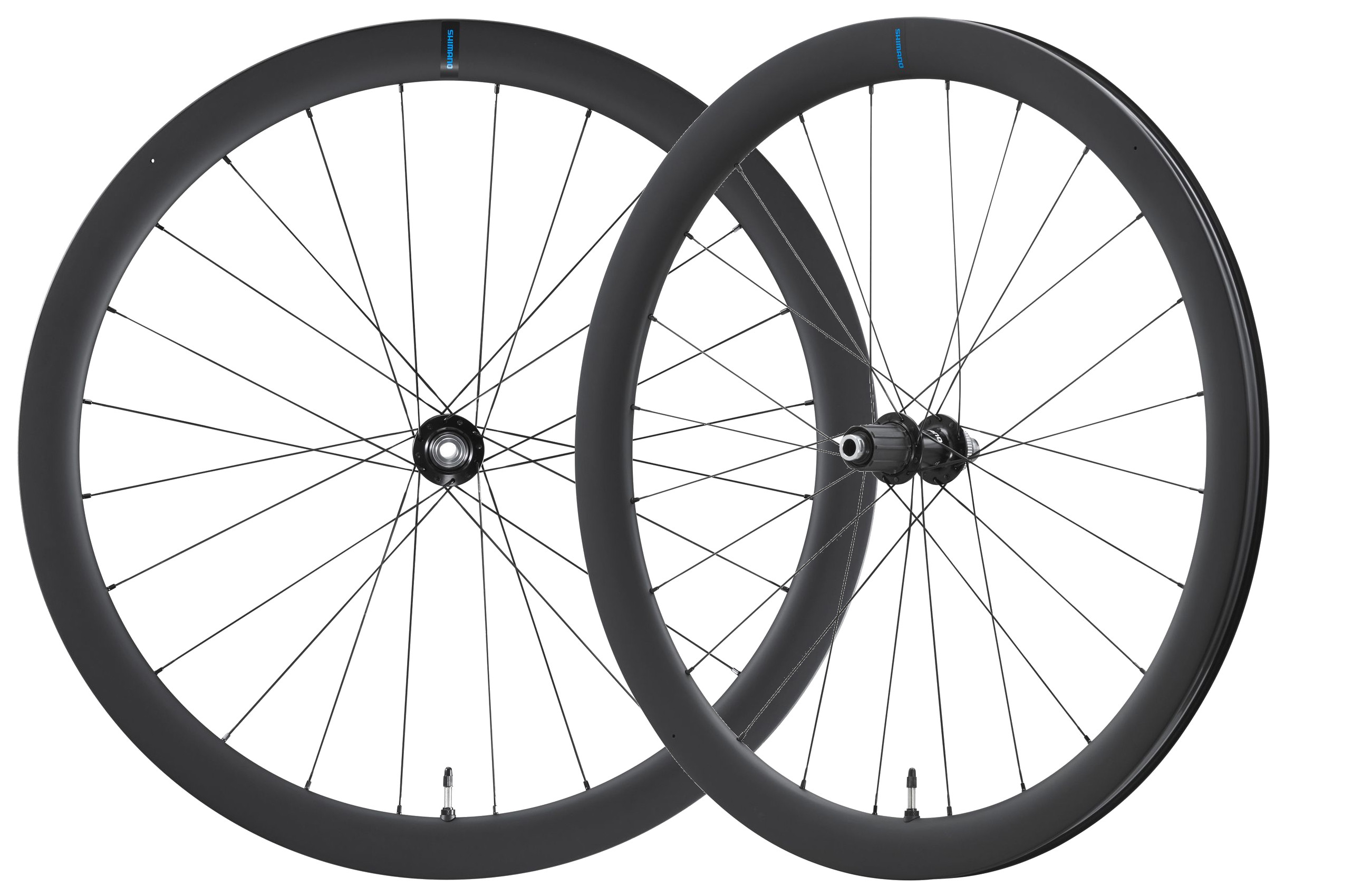 Picture of Shimano WH-RS710-C46-TL Wheelset - 28&quot; | Carbon | Clincher/Tubeless | Centerlock - 12x100mm | 12x142mm - HG-EV