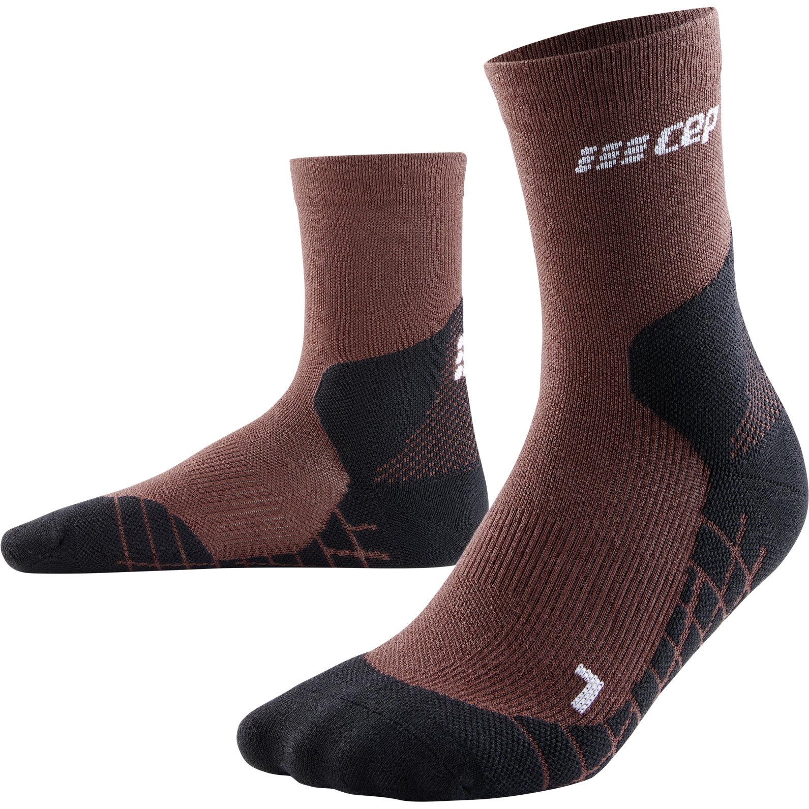 Picture of CEP Hiking Light Merino Mid Cut Compression Socks V3 Men - brown