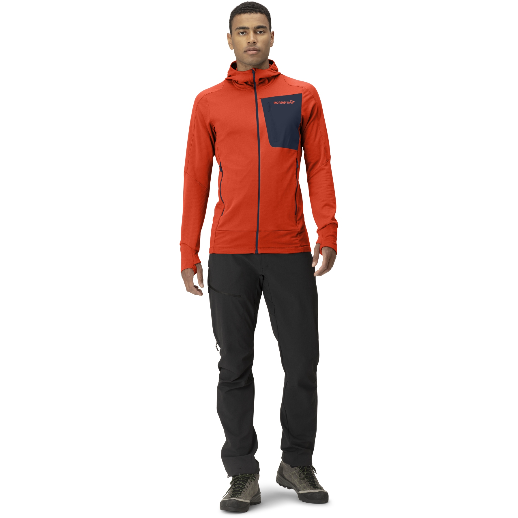 Norrona falketind Power Grid Hood Jacket Men - Arednalin