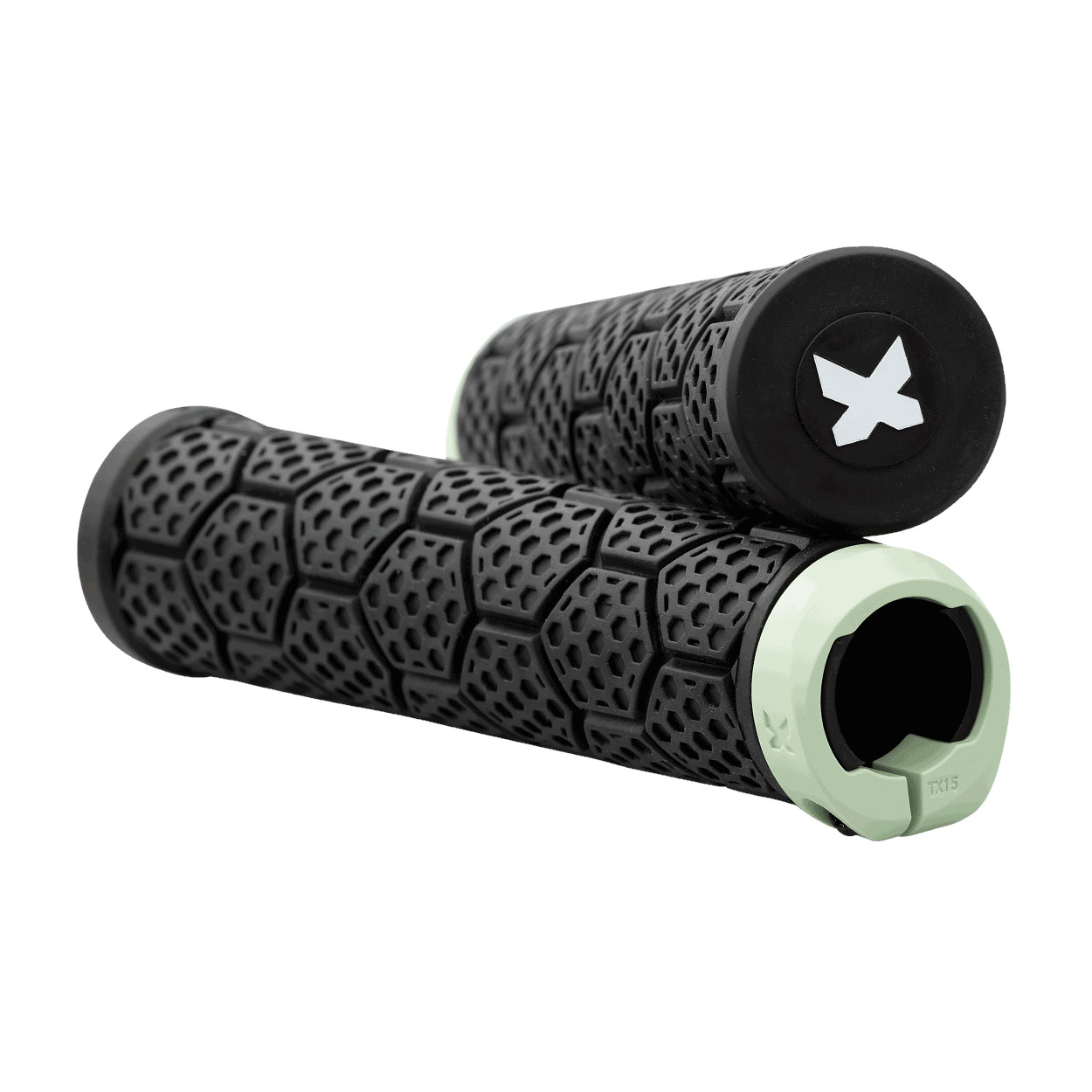 Picture of Sixpack D-Trix PA Lock-On Handlebar Grips - Smoked green