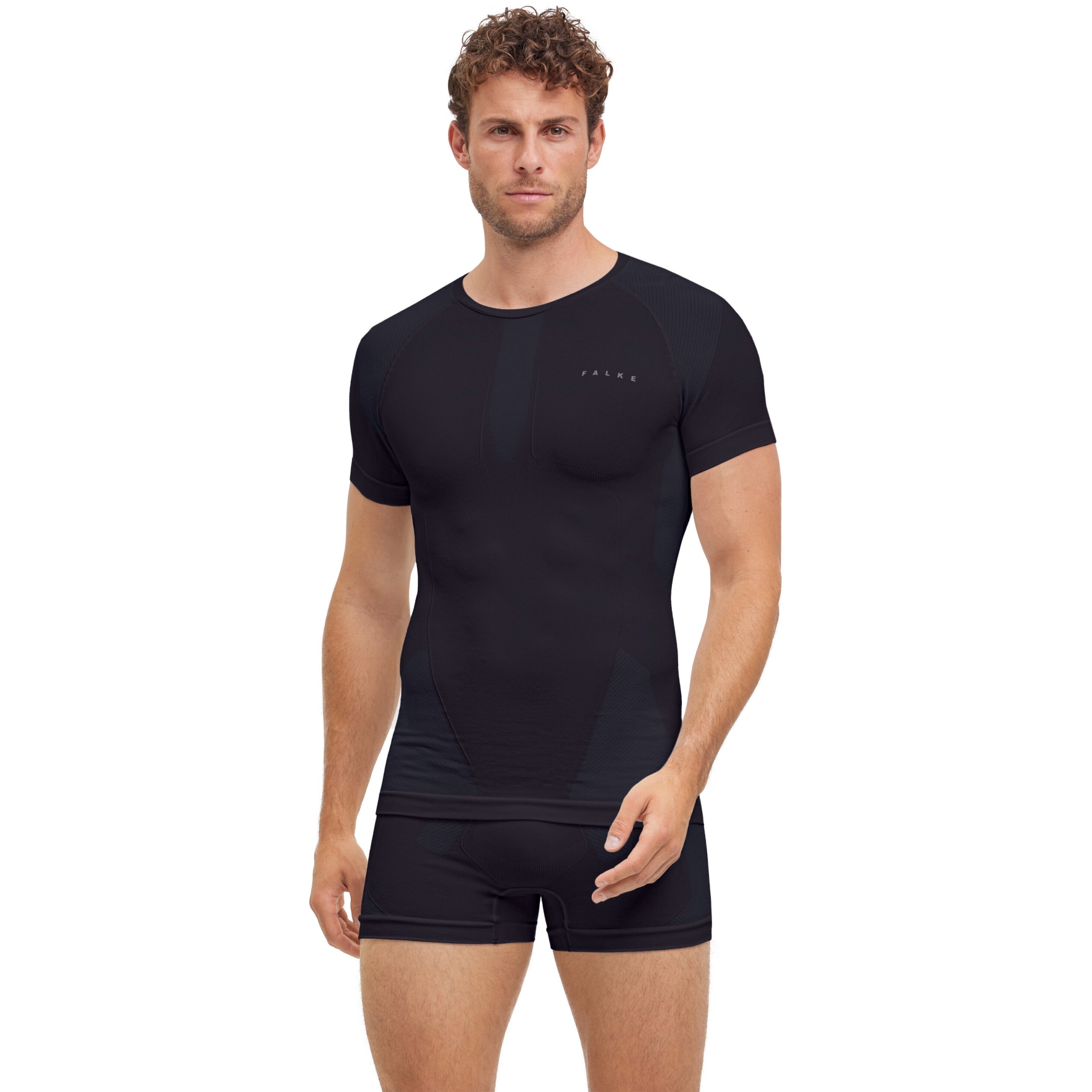 Produktbild von Falke Warm T-Shirt Herren - schwarz 3000 (39662)