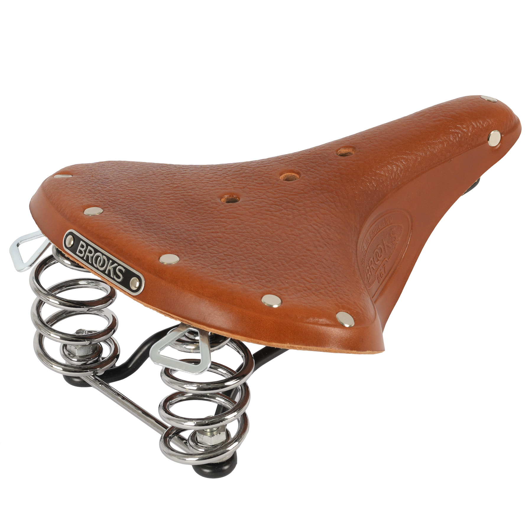 Brooks B67 Bend Leather Saddle - honey | BIKE24
