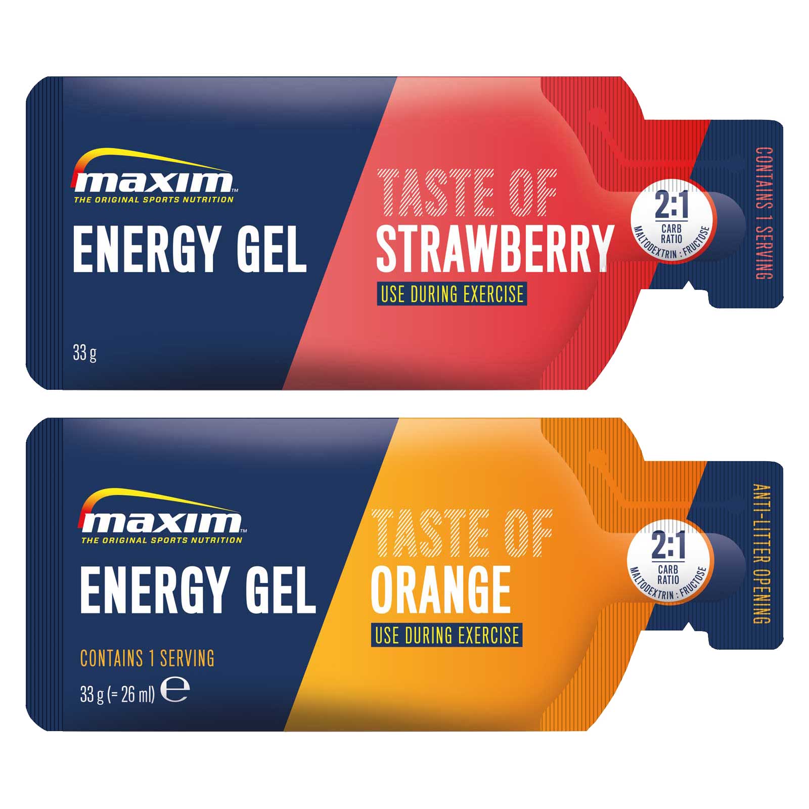 Productfoto van Maxim Energy Gel with Carbohydrates - 25x33g