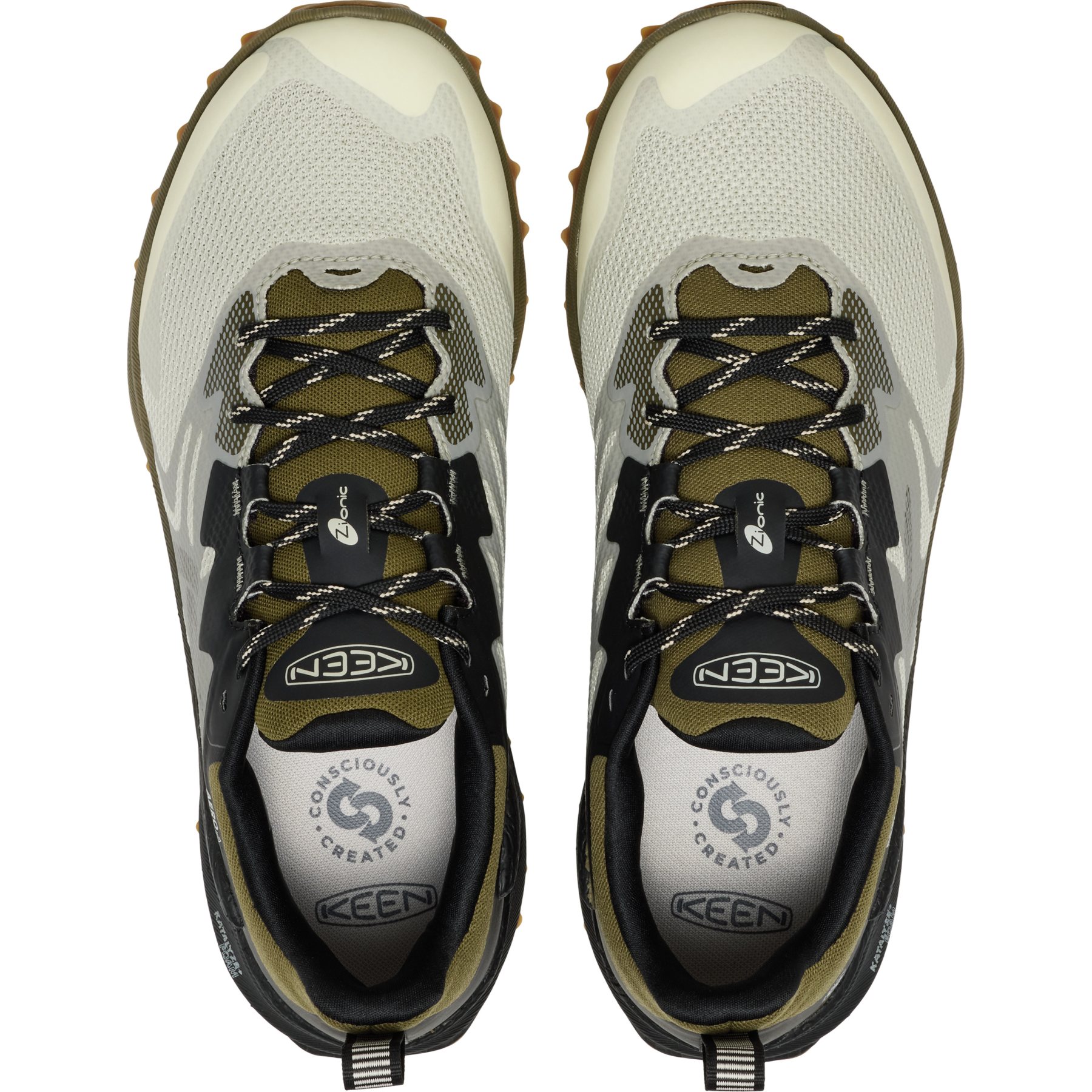 KEEN Zionic NXT Waterproof Hiking Shoes Men Abbey Stone/Dark - Main Image