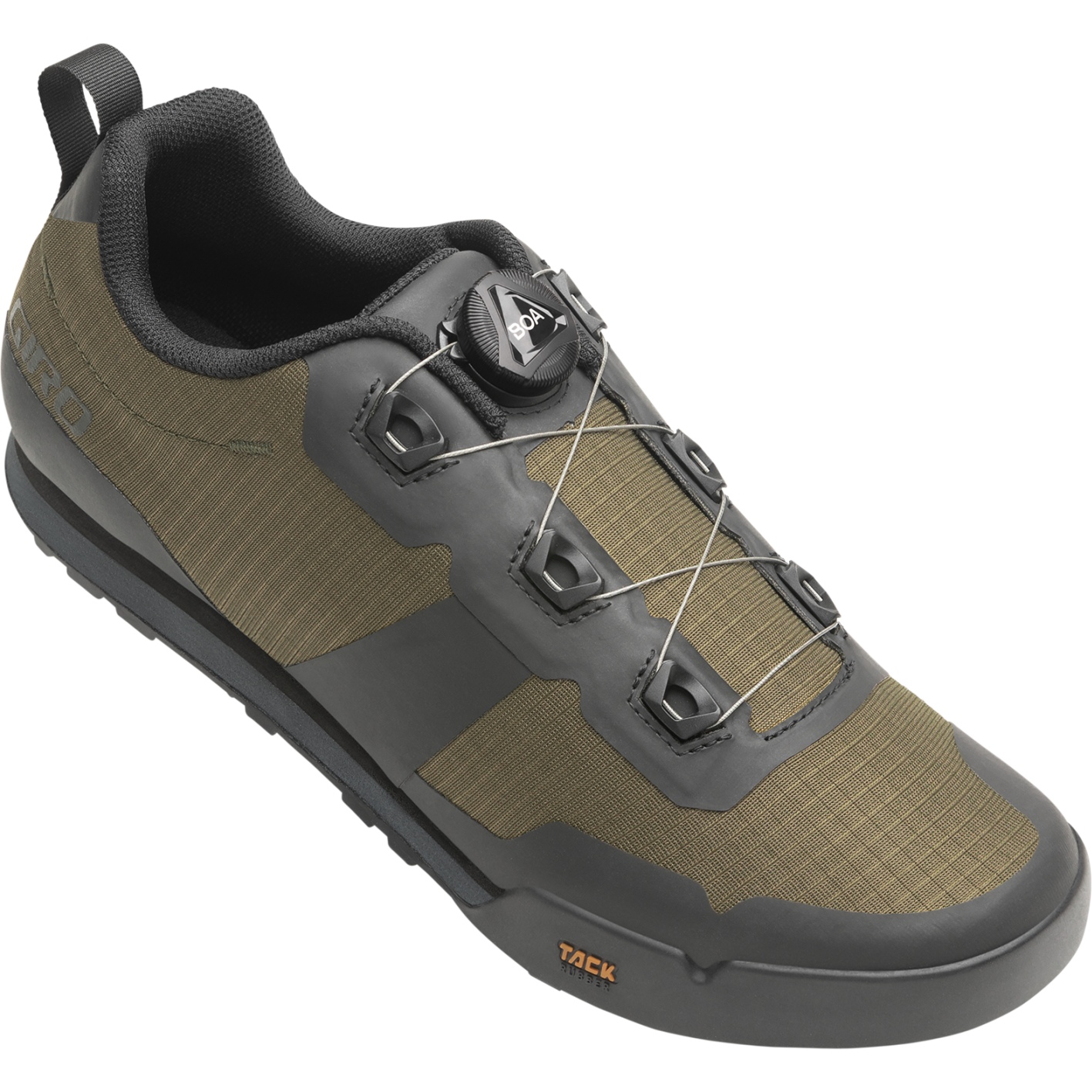 Image of Giro Tracker Flat Pedal Shoes Men - trail green/dark shadow