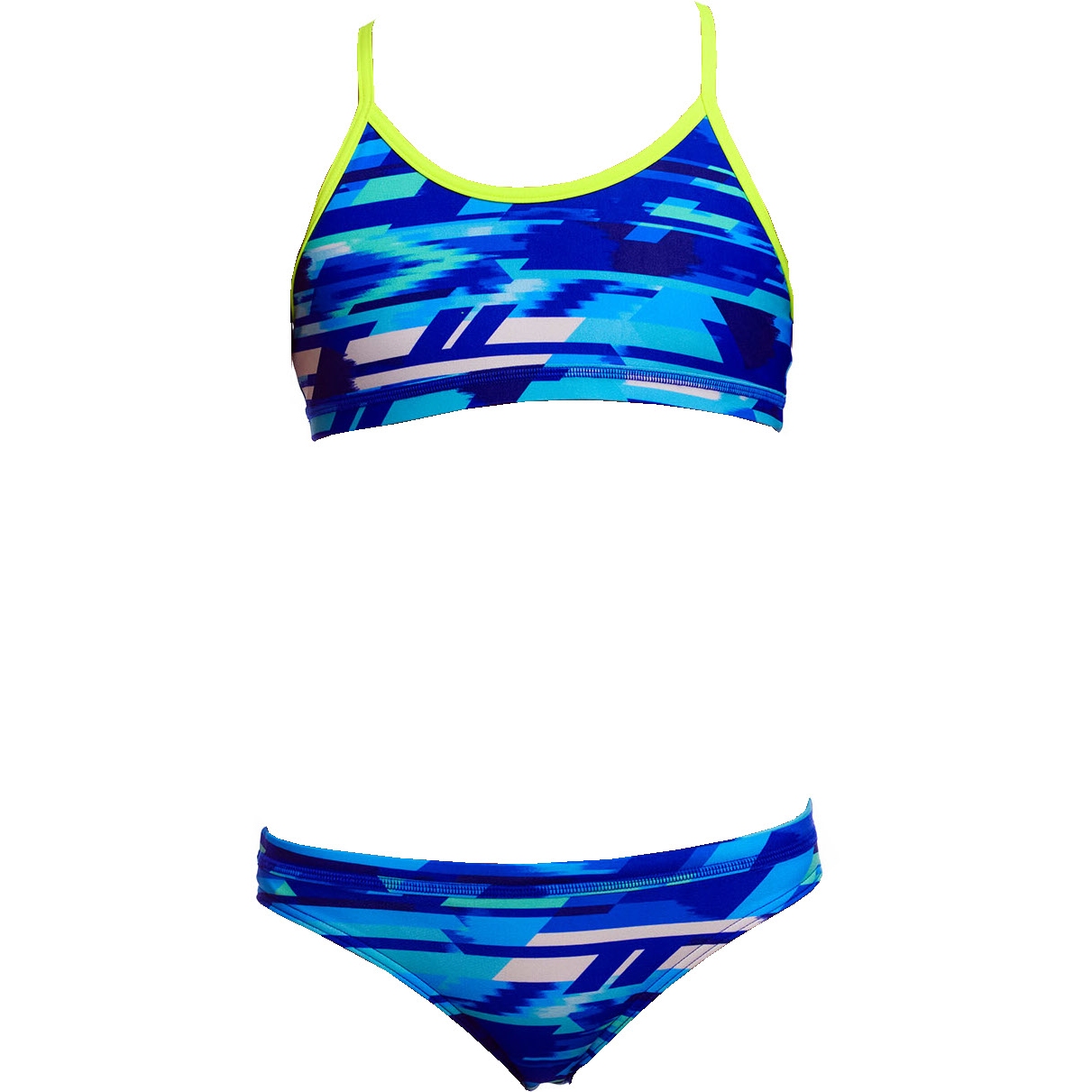 Productfoto van Funkita Racerback Eco Bikini Meisjes - Pace Racer
