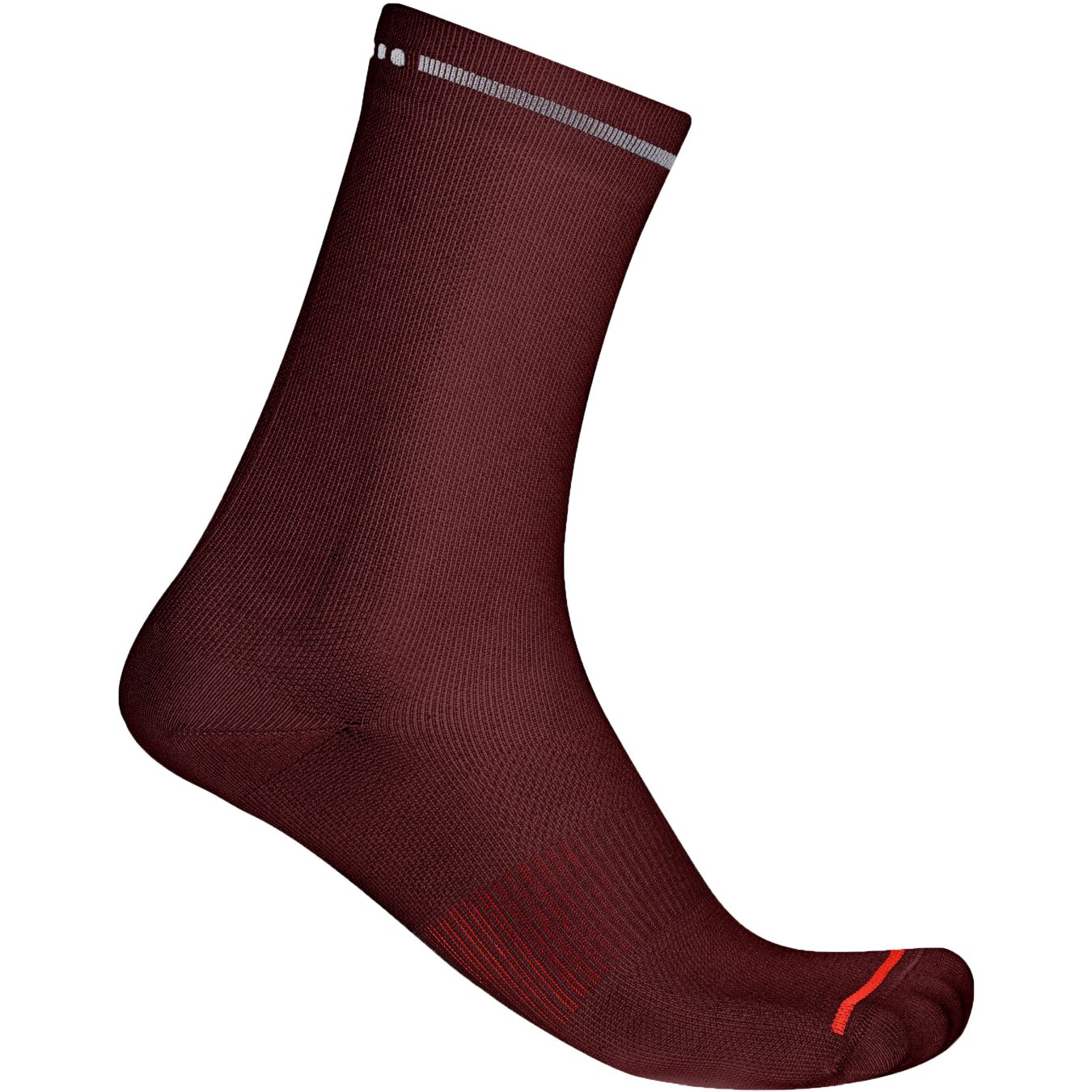 Носки Castelli Premio Evo 18 - насыщенного бордового цвета 625