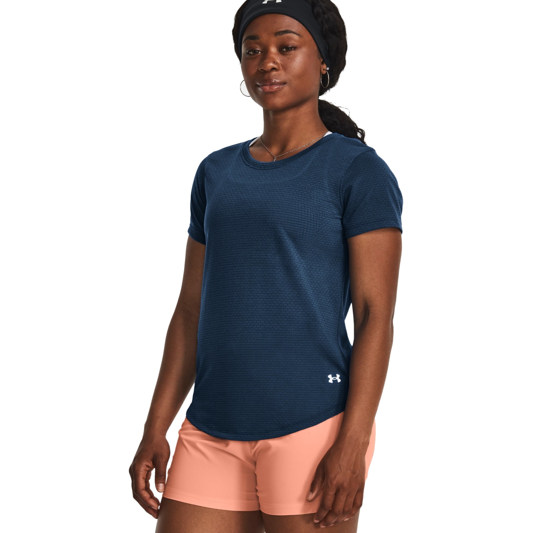 Picture of Under Armour UA Streaker Run Short Sleeve Shirt Women - Varsity Blue/Reflective