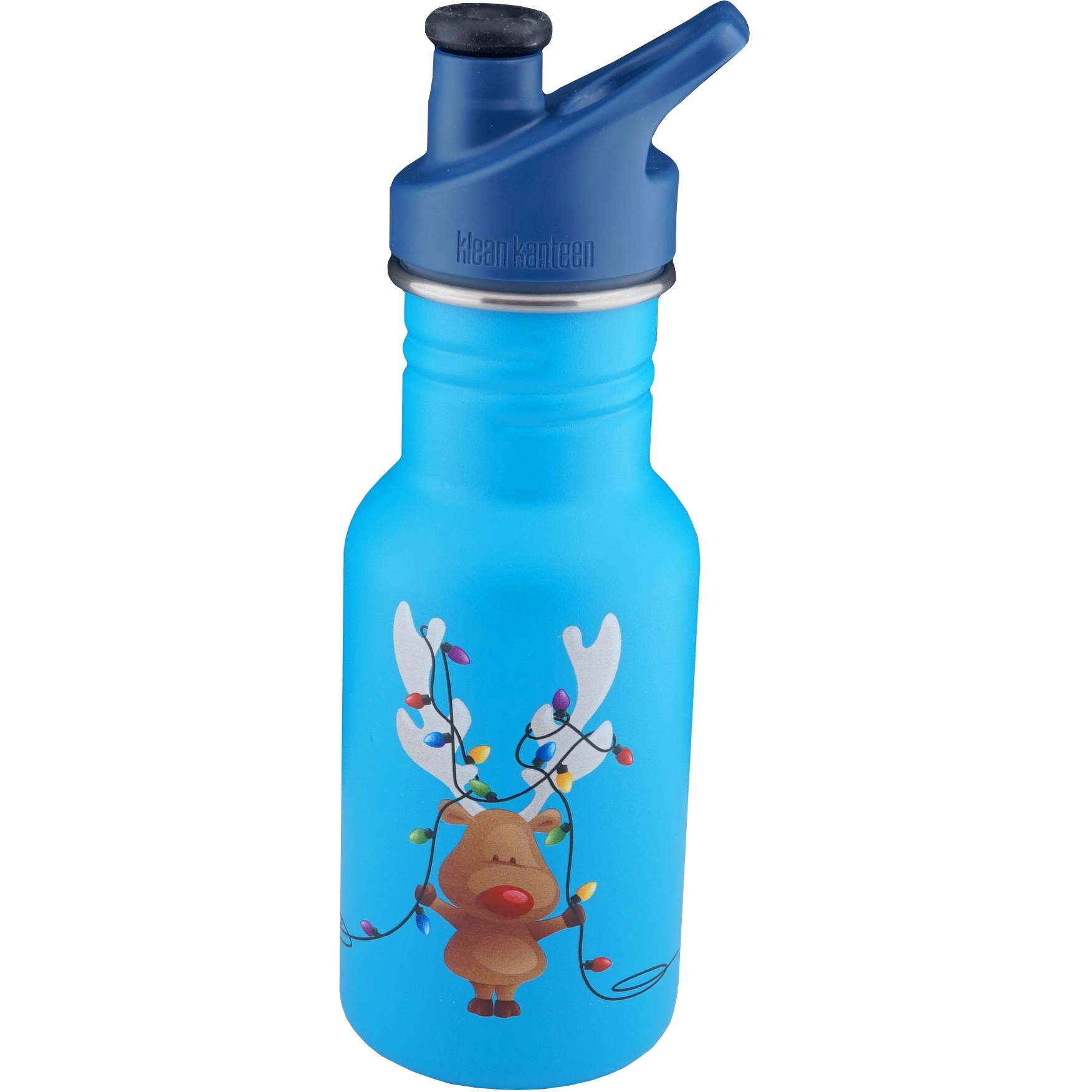 Produktbild von Klean Kanteen Kid Classic Sport Trinkflasche mit Sport Cap 355 ml - Hawaian Ocean Rudolph