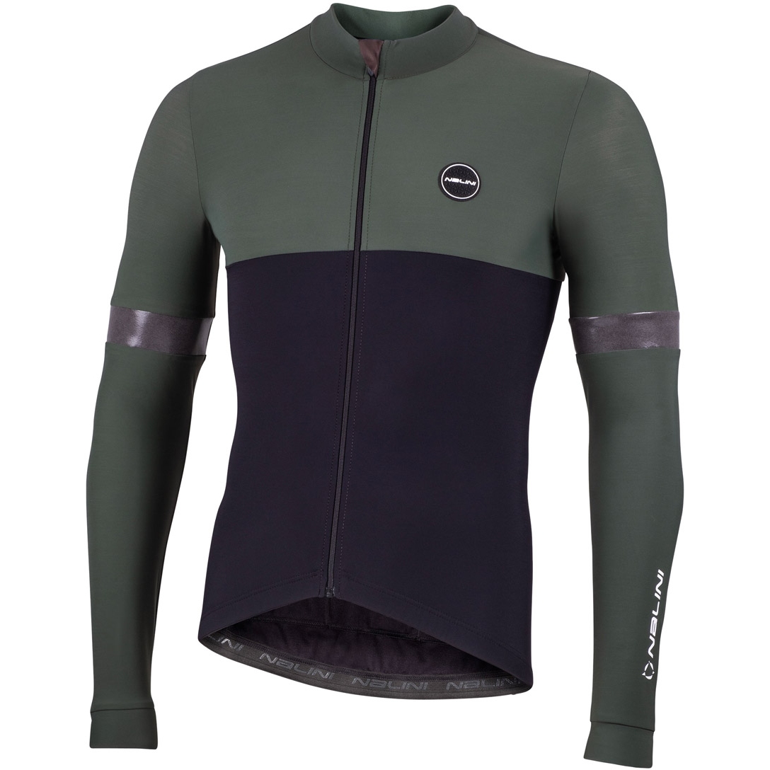 Photo produit de Nalini Maillot Vélo Homme - Warm Wrap - green deep forest/black 4420