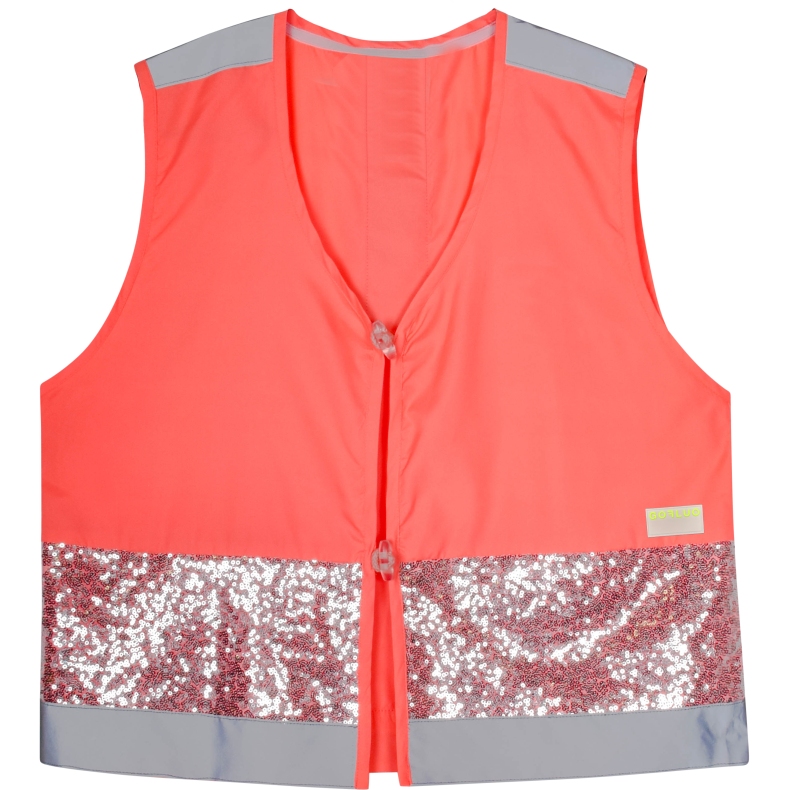 Gofluo Chaleco Seguridad Niño Gloria Bodyglower Coral BIKE24