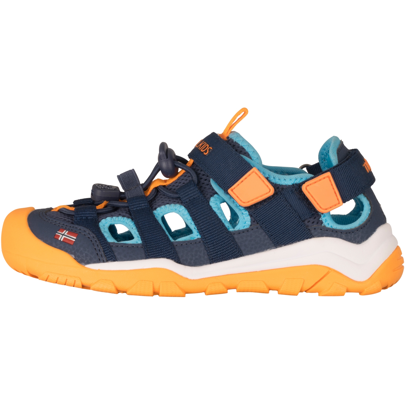 Produktbild von Trollkids Kristiansand XT Sandalen Kinder - Alpine Blue/Pool Blue/Sahara Sunset