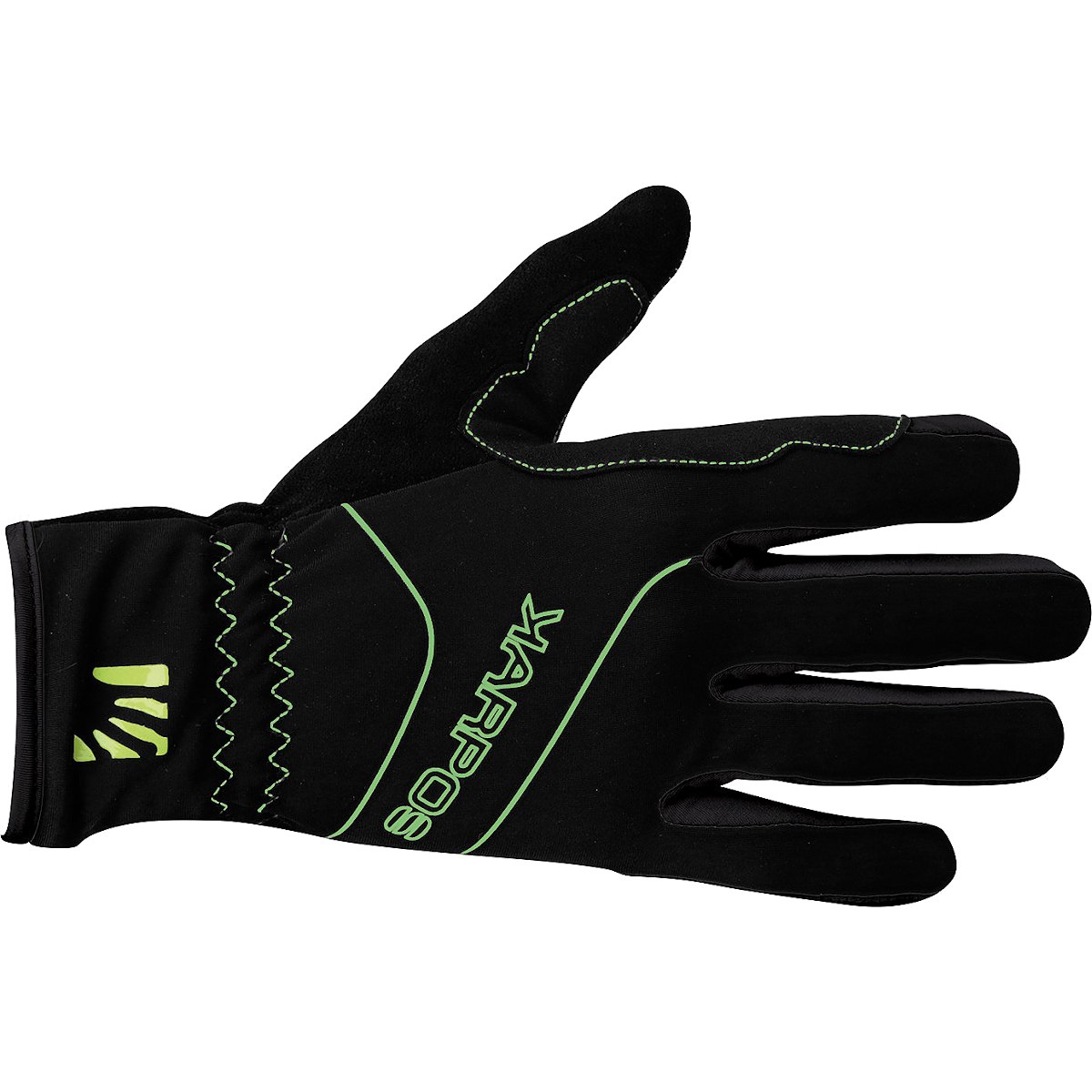 Picture of Karpos Alagna Gloves - Black/Green Fluo
