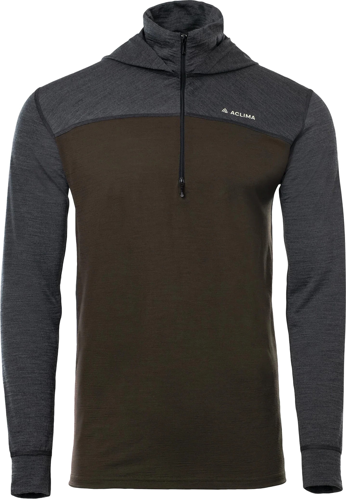 Picture of Aclima Lightwool Hoodie Men - Tarmac / Marengo